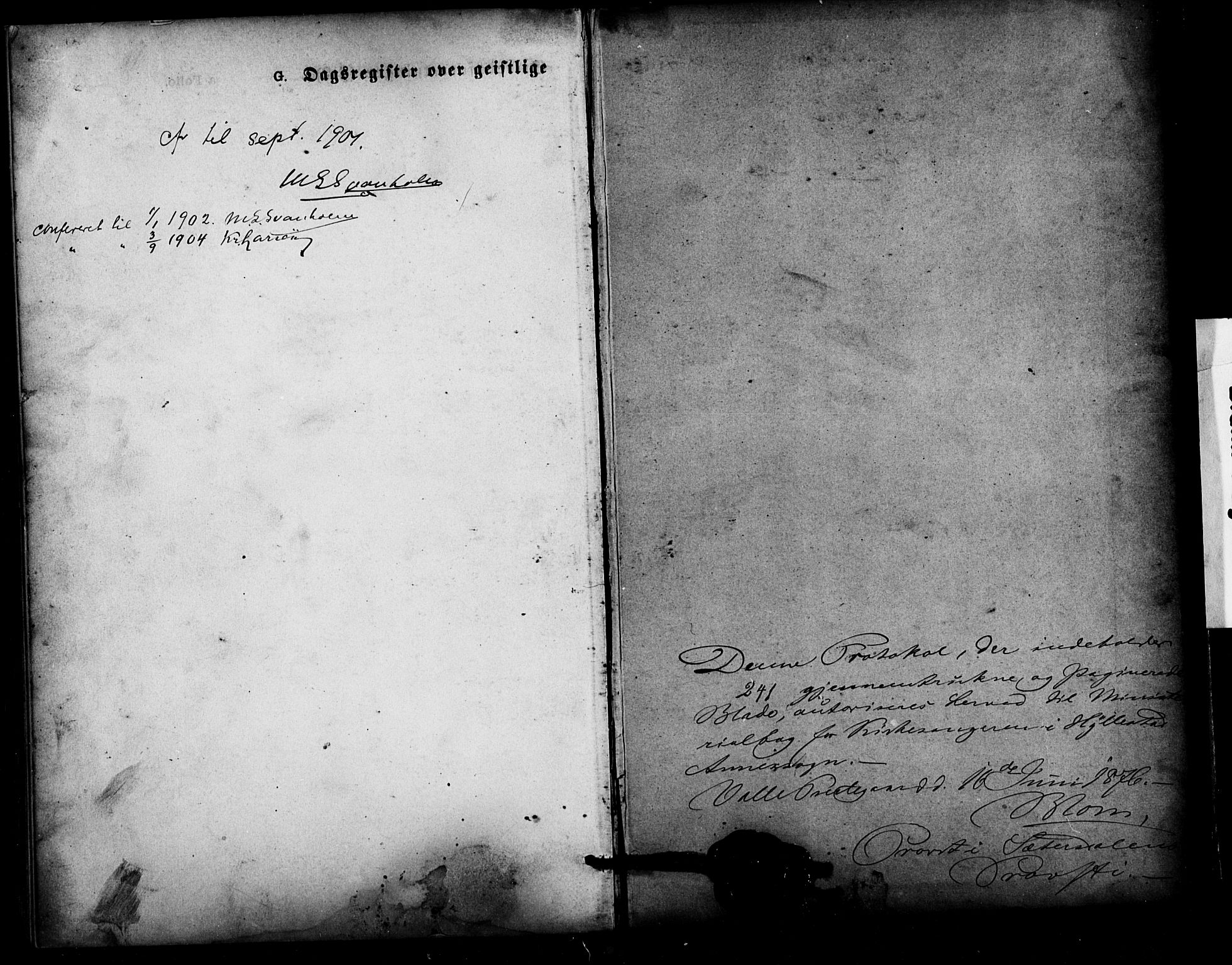 Valle sokneprestkontor, SAK/1111-0044/F/Fb/Fbb/L0002: Parish register (copy) no. B 2, 1875-1921