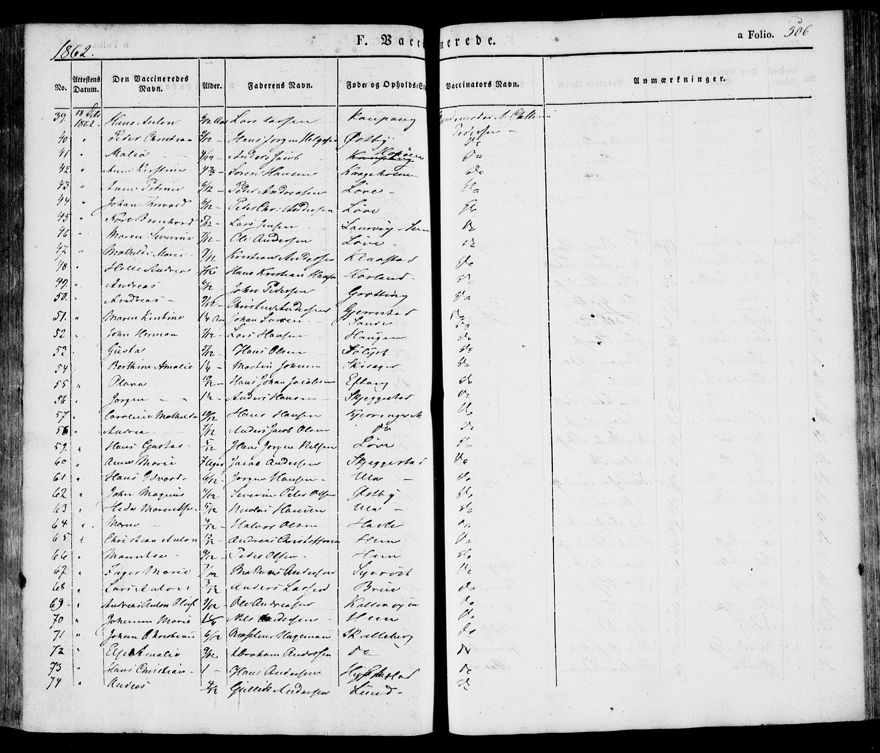 Tjølling kirkebøker, AV/SAKO-A-60/F/Fa/L0006: Parish register (official) no. 6, 1835-1859, p. 506