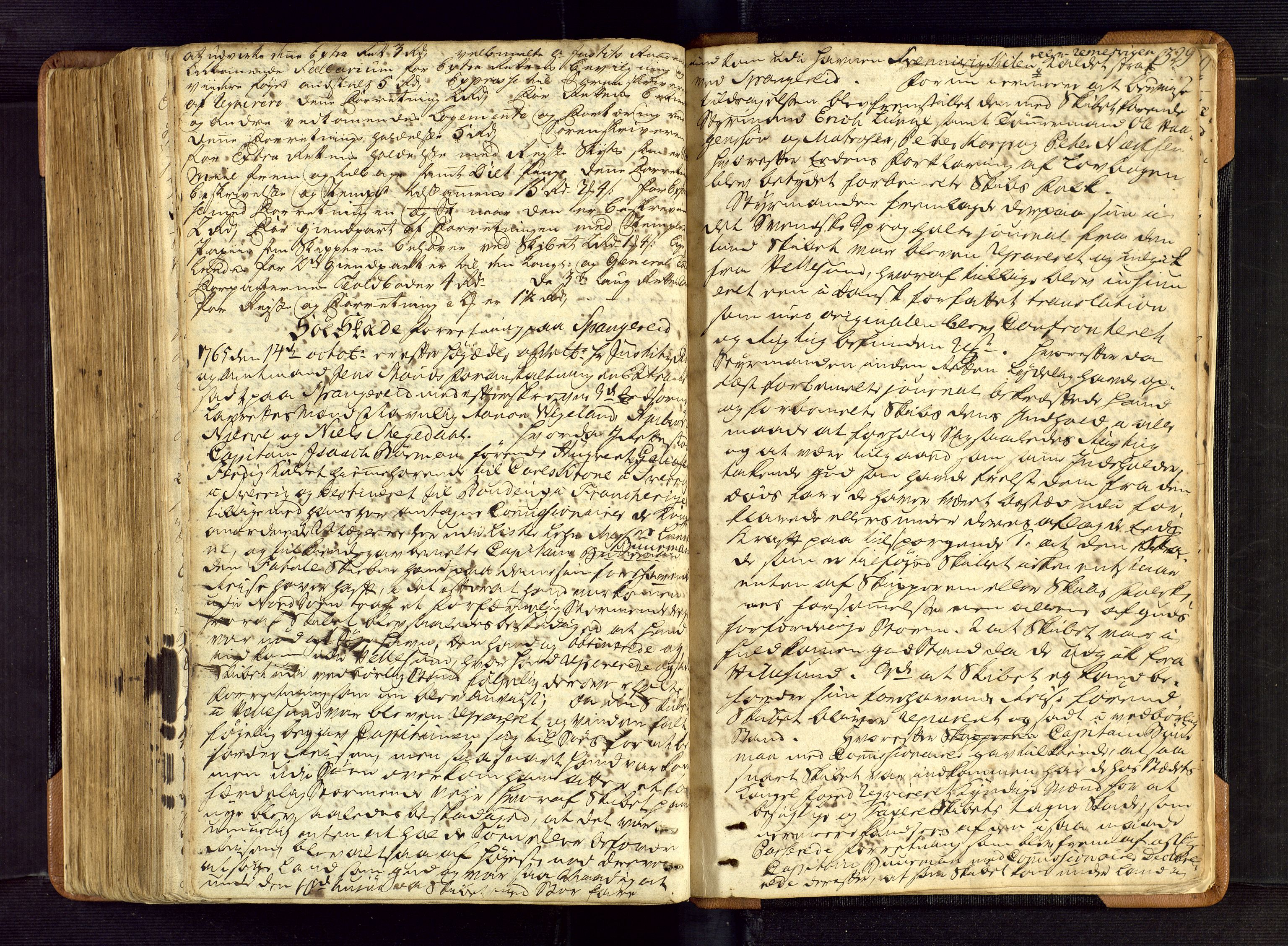 Lister sorenskriveri, AV/SAK-1221-0003/F/Fb/L0005: Ekstrarettsprotokoll med register nr 5, 1762-1768, p. 329