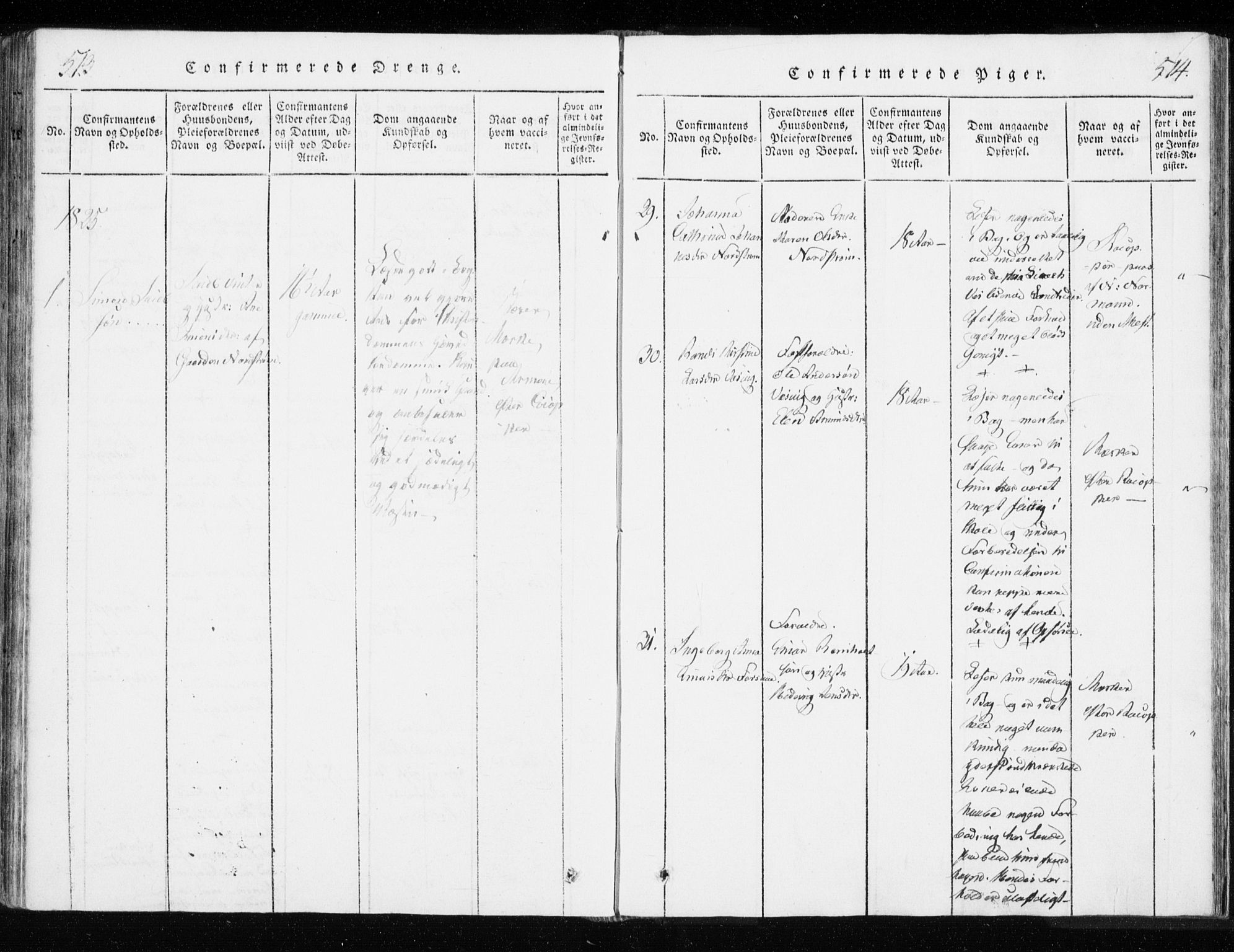 Tranøy sokneprestkontor, SATØ/S-1313/I/Ia/Iaa/L0004kirke: Parish register (official) no. 4, 1820-1829, p. 513-514