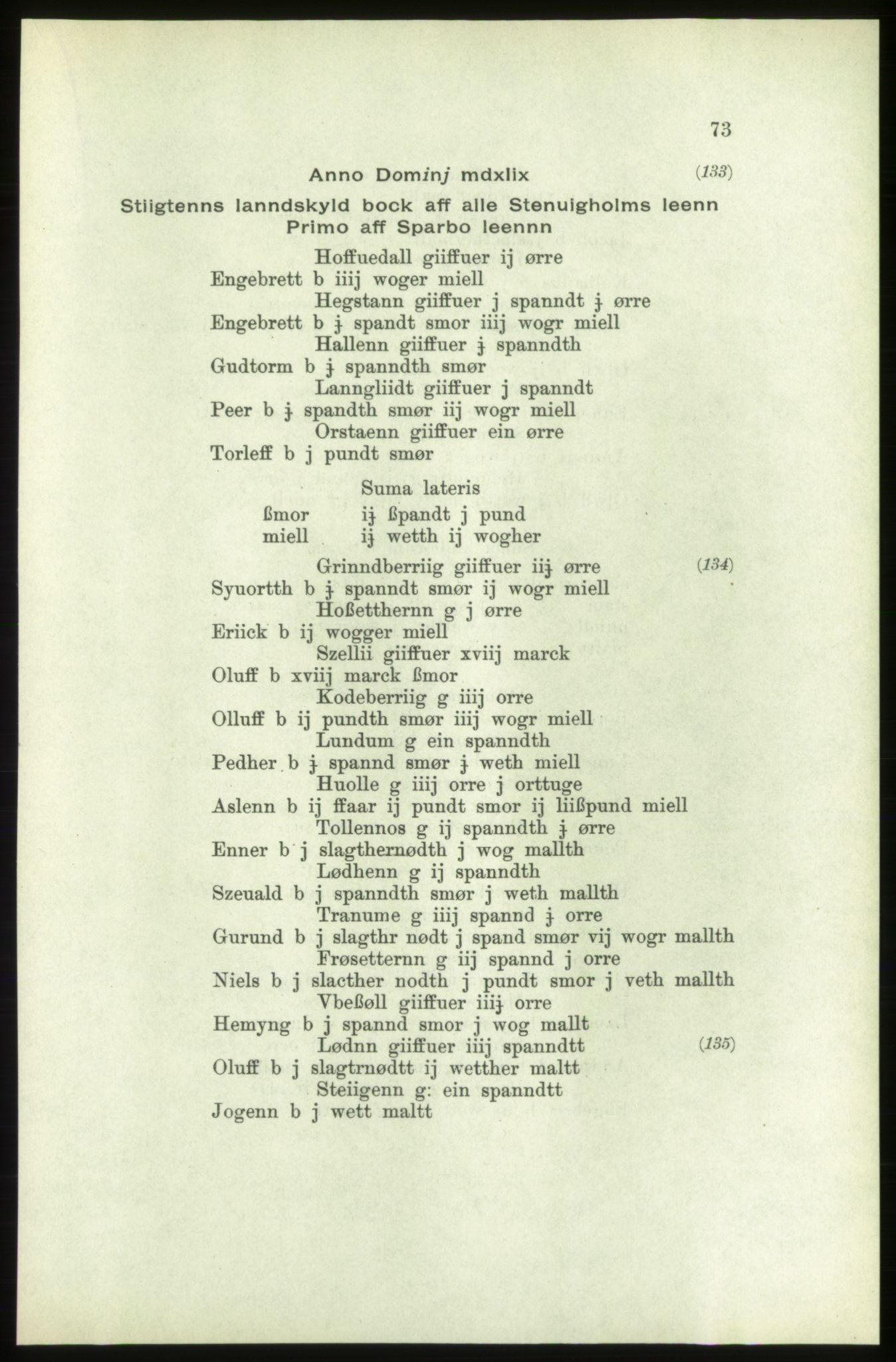 Publikasjoner utgitt av Arkivverket, PUBL/PUBL-001/C/0006: Bind 6: Rekneskapsbøker for Trondheims len 1548-1549 og 1557-1559, 1548-1559, p. 73