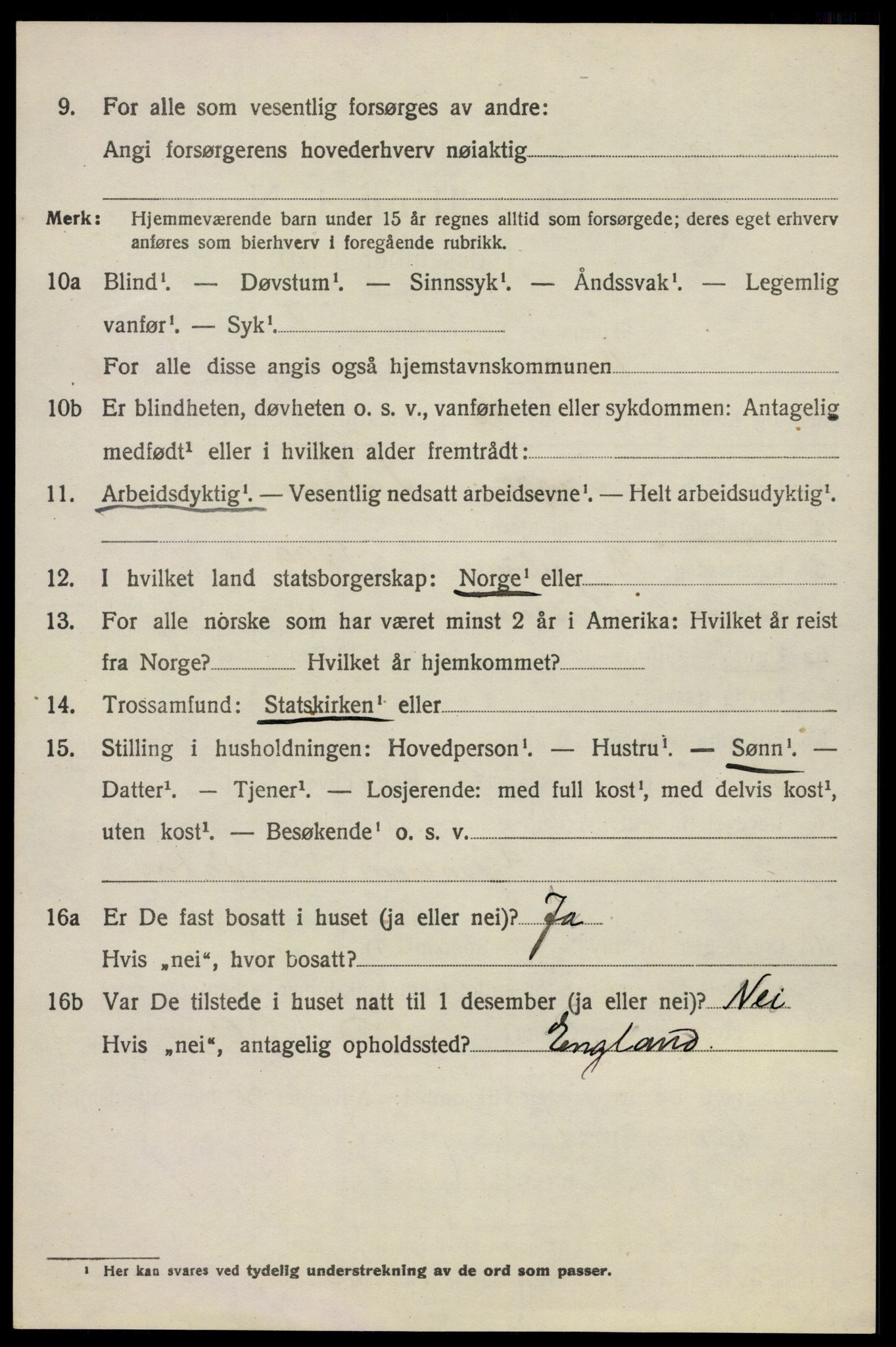 SAO, 1920 census for Vestby, 1920, p. 7280