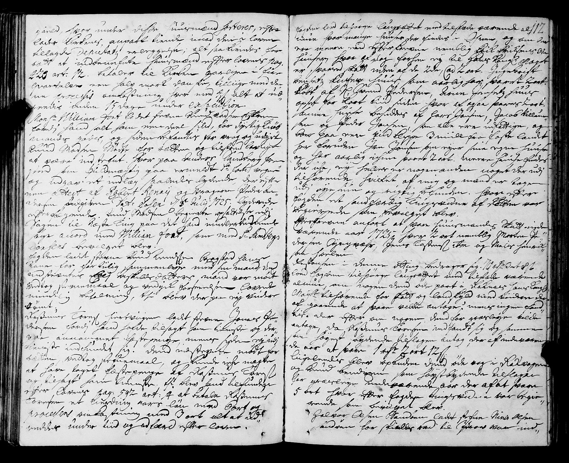 Romsdal sorenskriveri, SAT/A-4149/1/1/1A/L0009: Tingbok, 1722-1728, p. 111b-112a