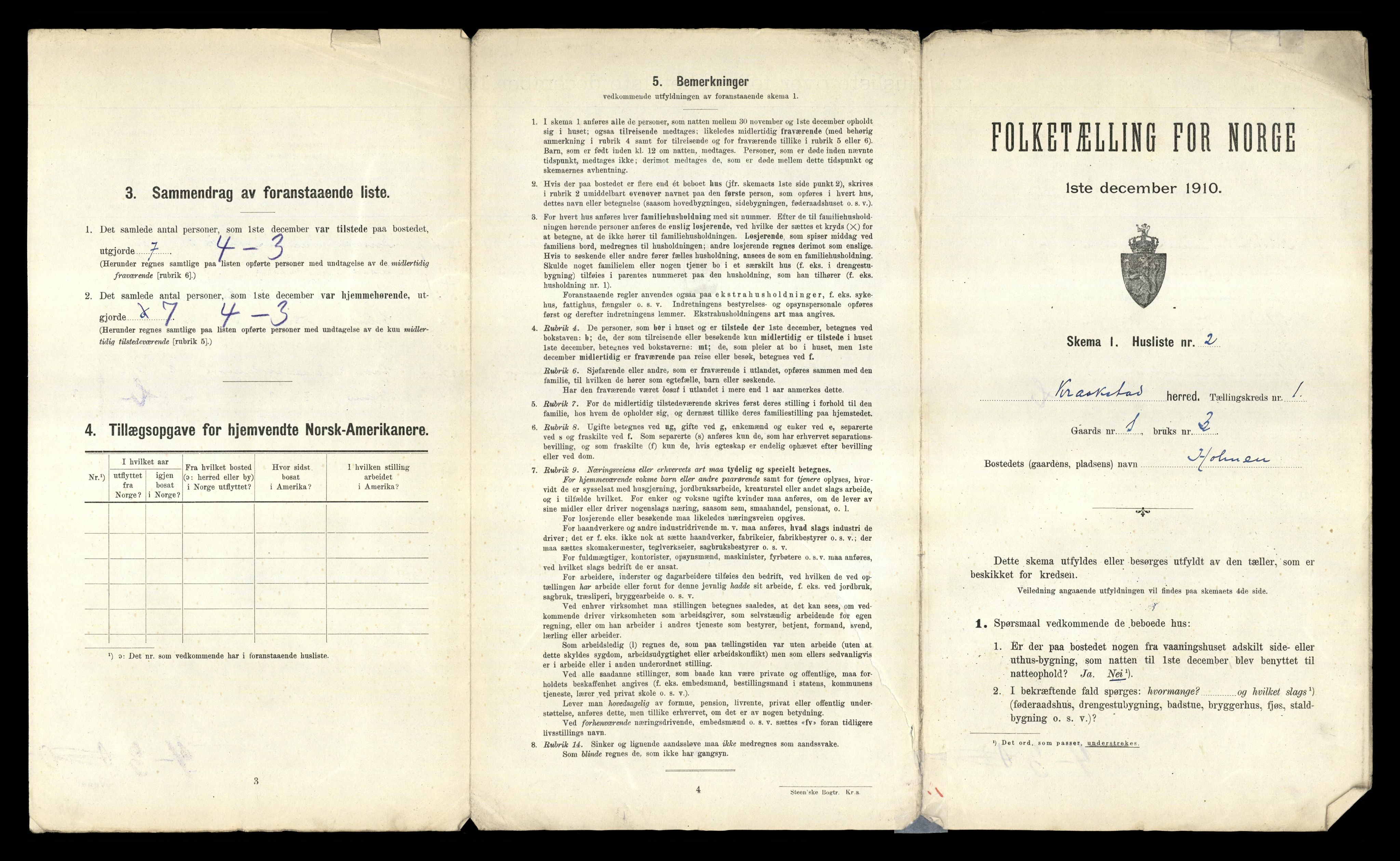 RA, 1910 census for Kråkstad, 1910, p. 37