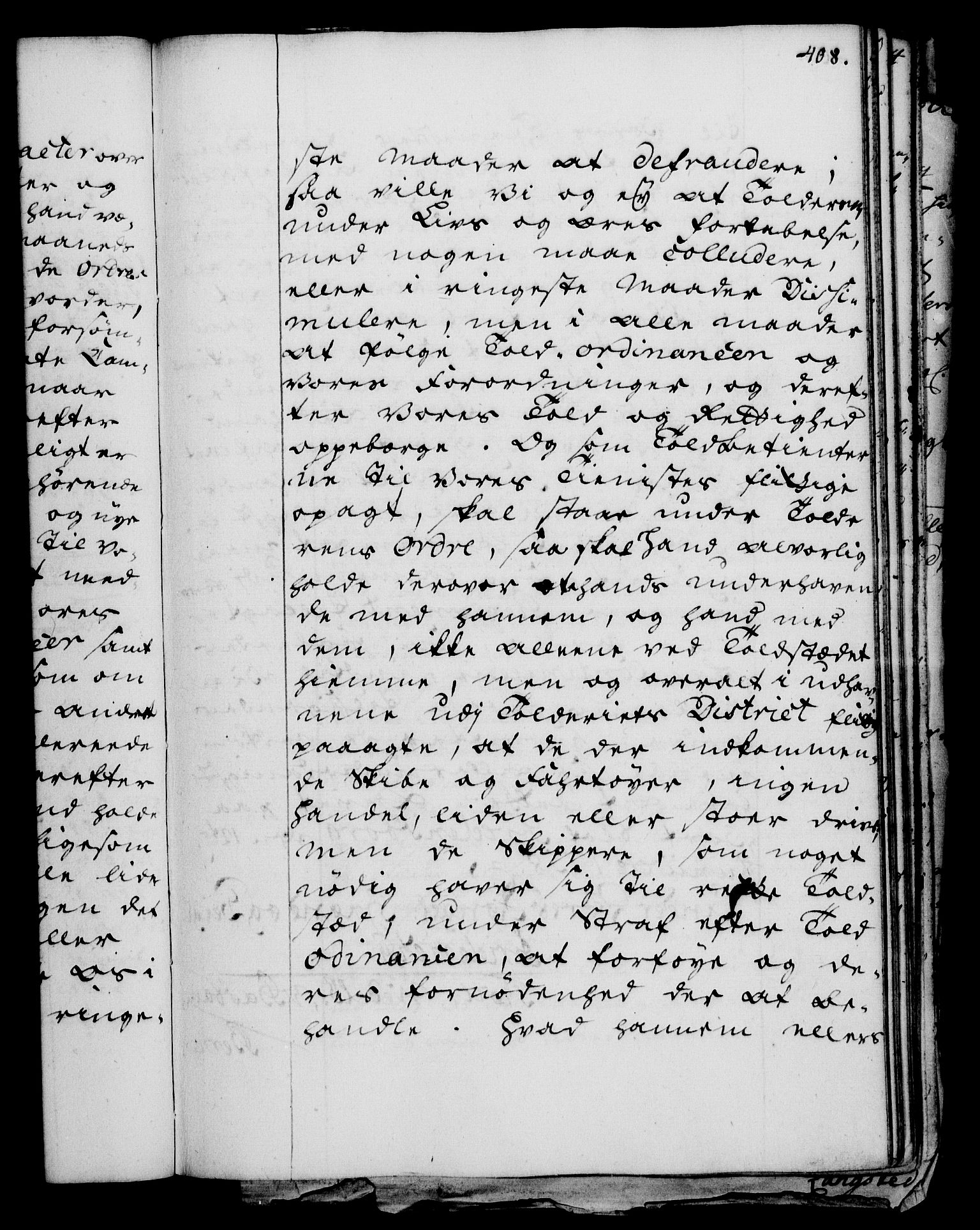 Rentekammeret, Kammerkanselliet, RA/EA-3111/G/Gg/Gge/L0003: Norsk bestallingsprotokoll med register (merket RK 53.27), 1745-1761, p. 408