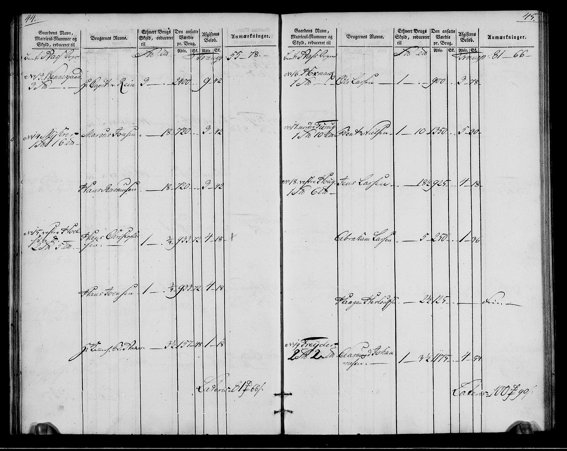 Rentekammeret inntil 1814, Realistisk ordnet avdeling, AV/RA-EA-4070/N/Ne/Nea/L0015: Follo fogderi. Oppebørselsregister, 1803-1804, p. 25