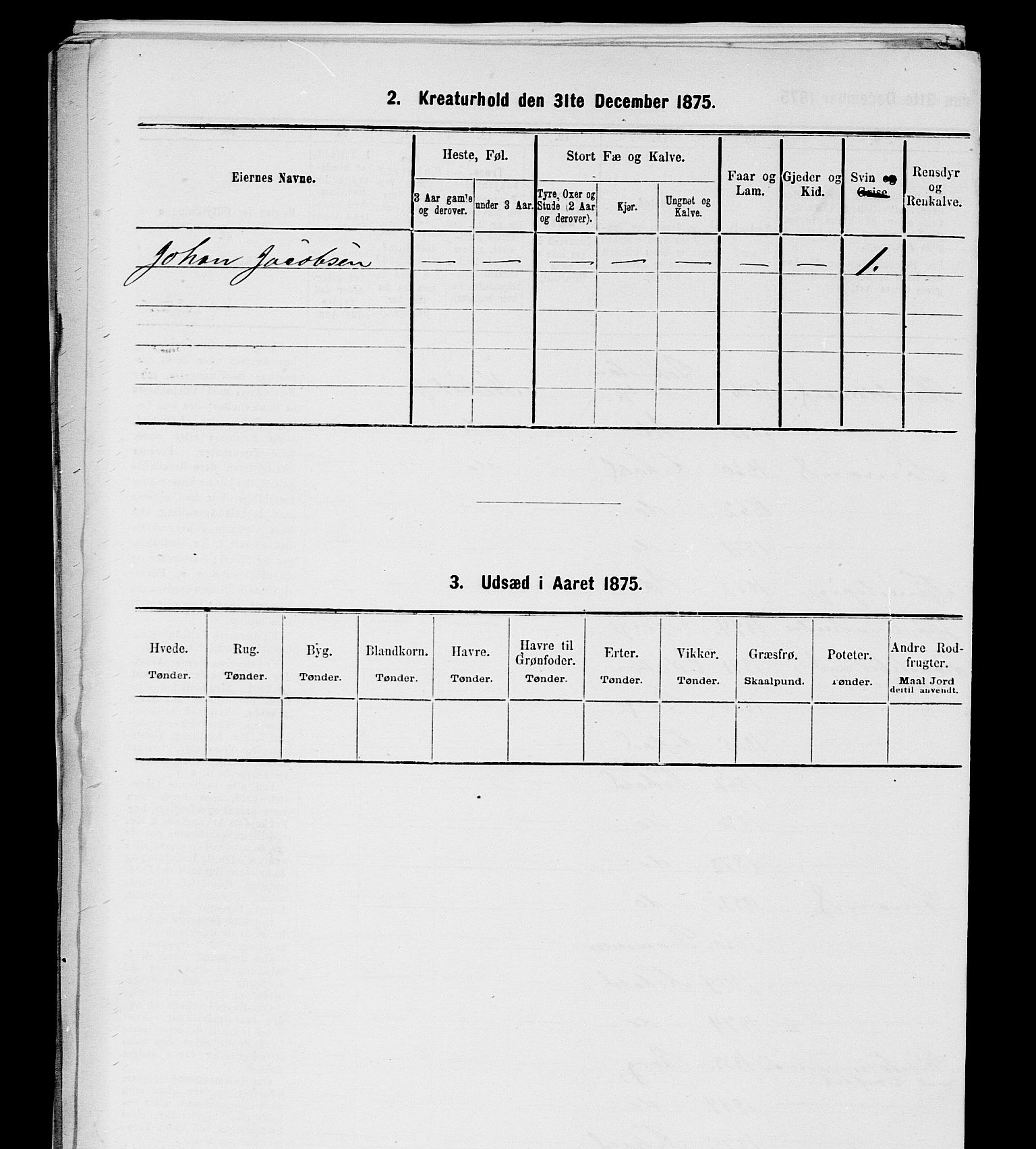 RA, 1875 census for 0101P Fredrikshald, 1875, p. 835