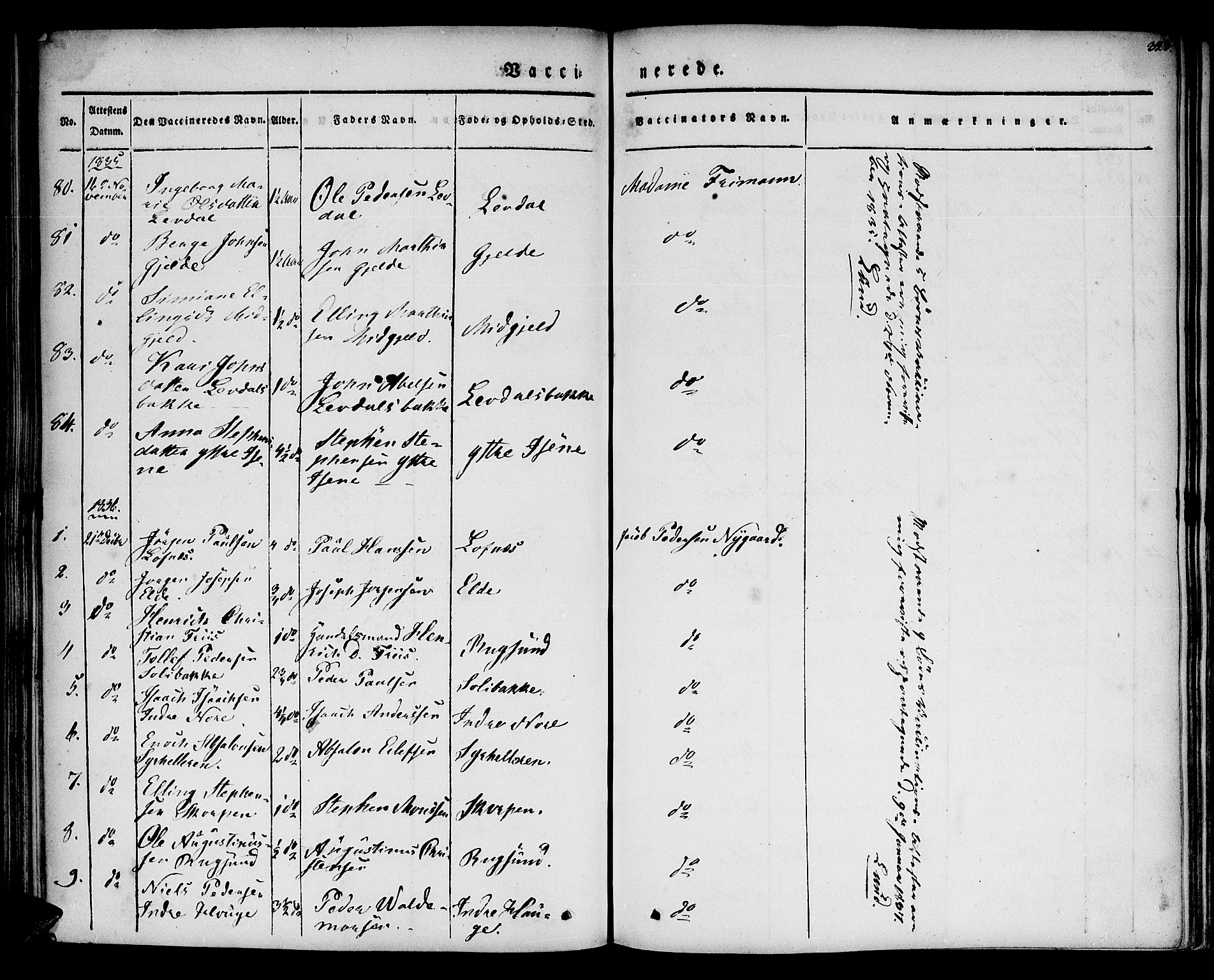 Davik sokneprestembete, AV/SAB-A-79701/H/Haa/Haaa/L0004: Parish register (official) no. A 4, 1830-1849, p. 325