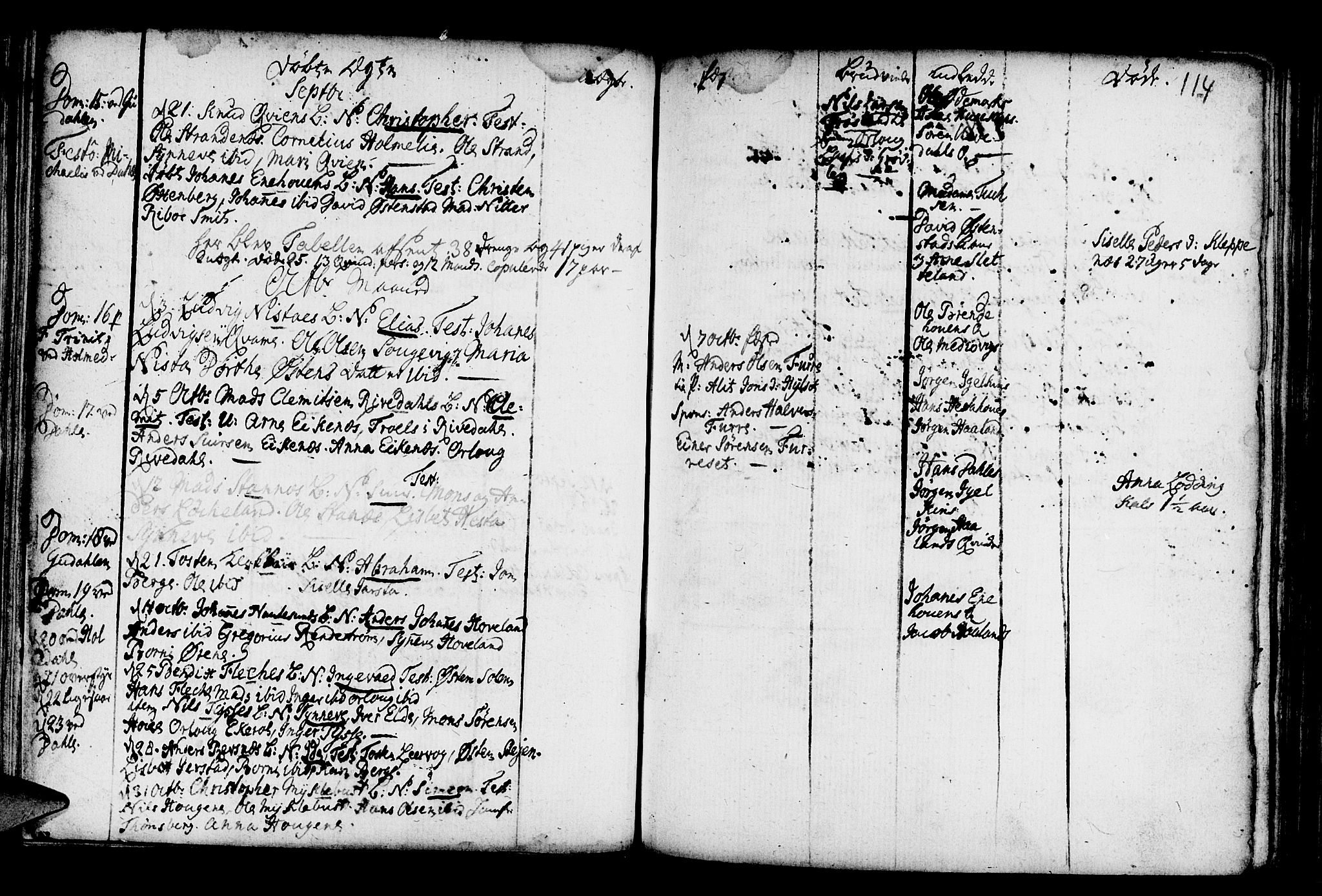 Fjaler sokneprestembete, AV/SAB-A-79801/H/Haa/Haaa/L0001: Parish register (official) no. A 1, 1755-1778, p. 114