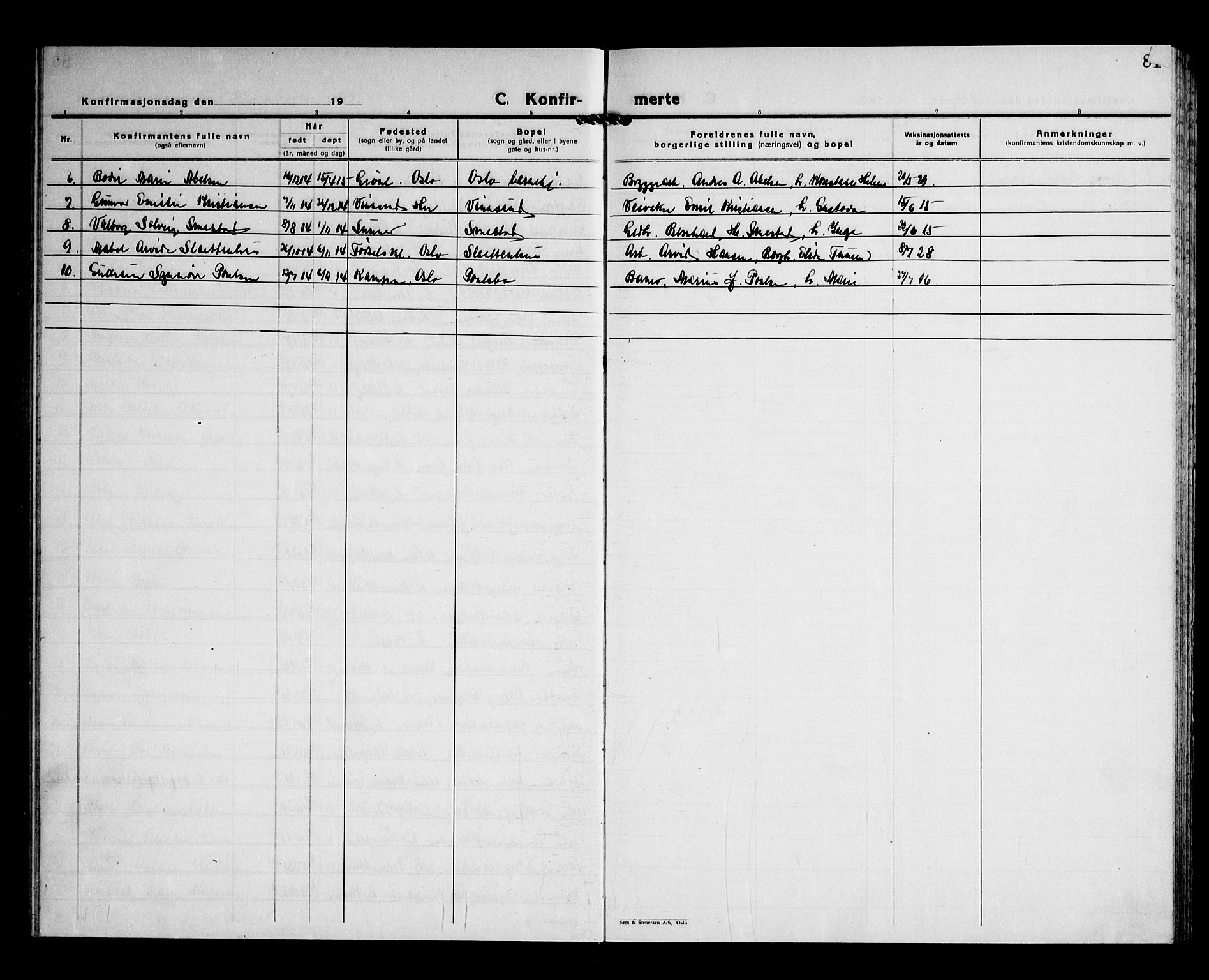 Nittedal prestekontor Kirkebøker, SAO/A-10365a/G/Gb/L0004: Parish register (copy) no. II 4, 1925-1945, p. 81