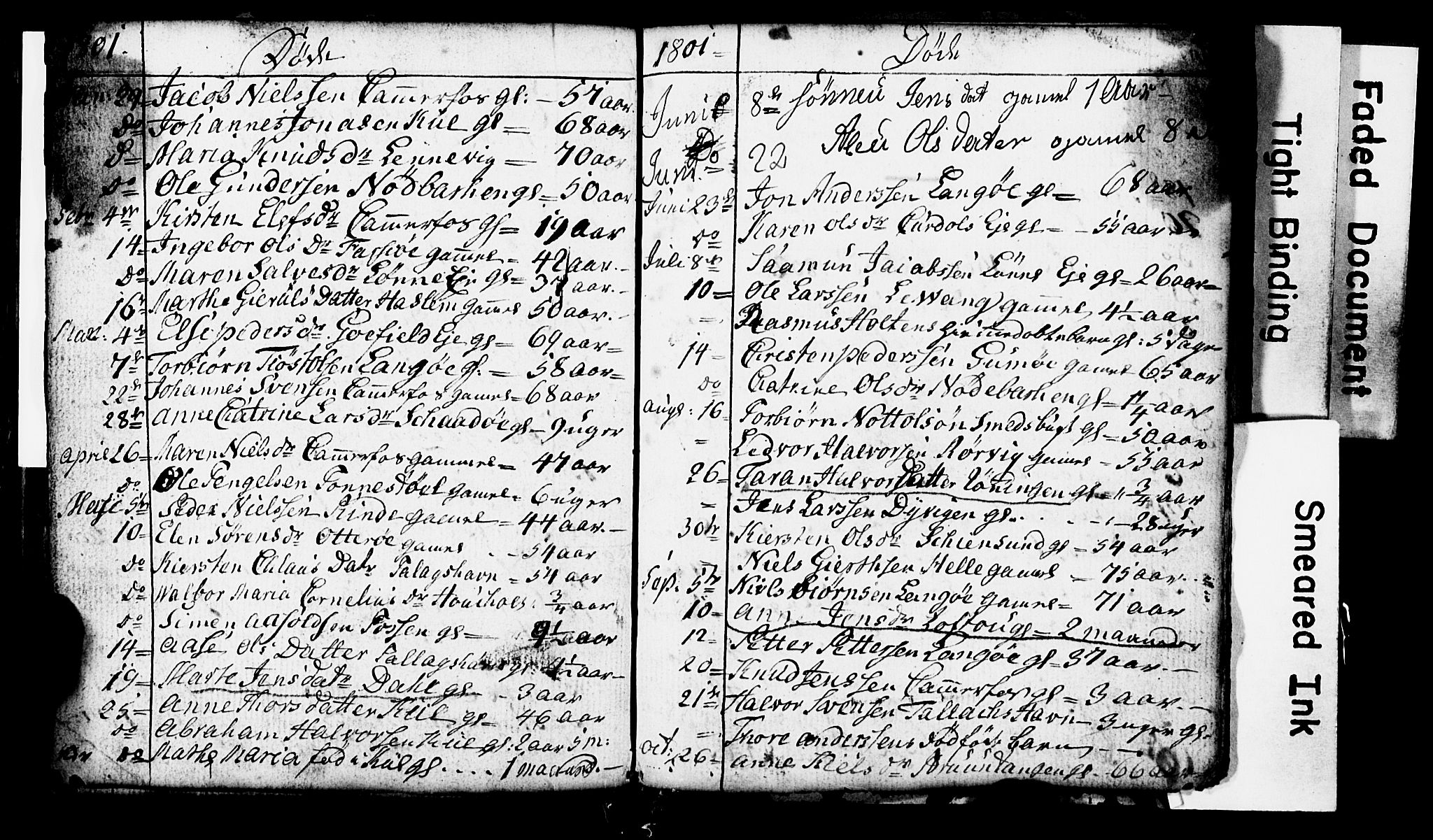 Sannidal kirkebøker, SAKO/A-296/G/Ga/L0001: Parish register (copy) no. 1, 1782-1816