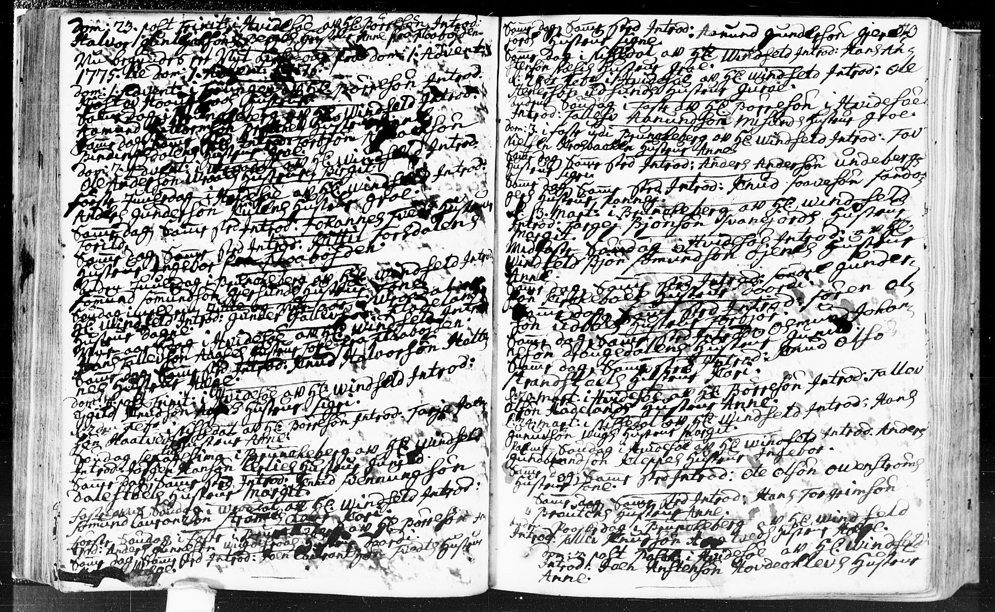 Kviteseid kirkebøker, SAKO/A-276/F/Fa/L0002: Parish register (official) no. I 2, 1773-1786, p. 70