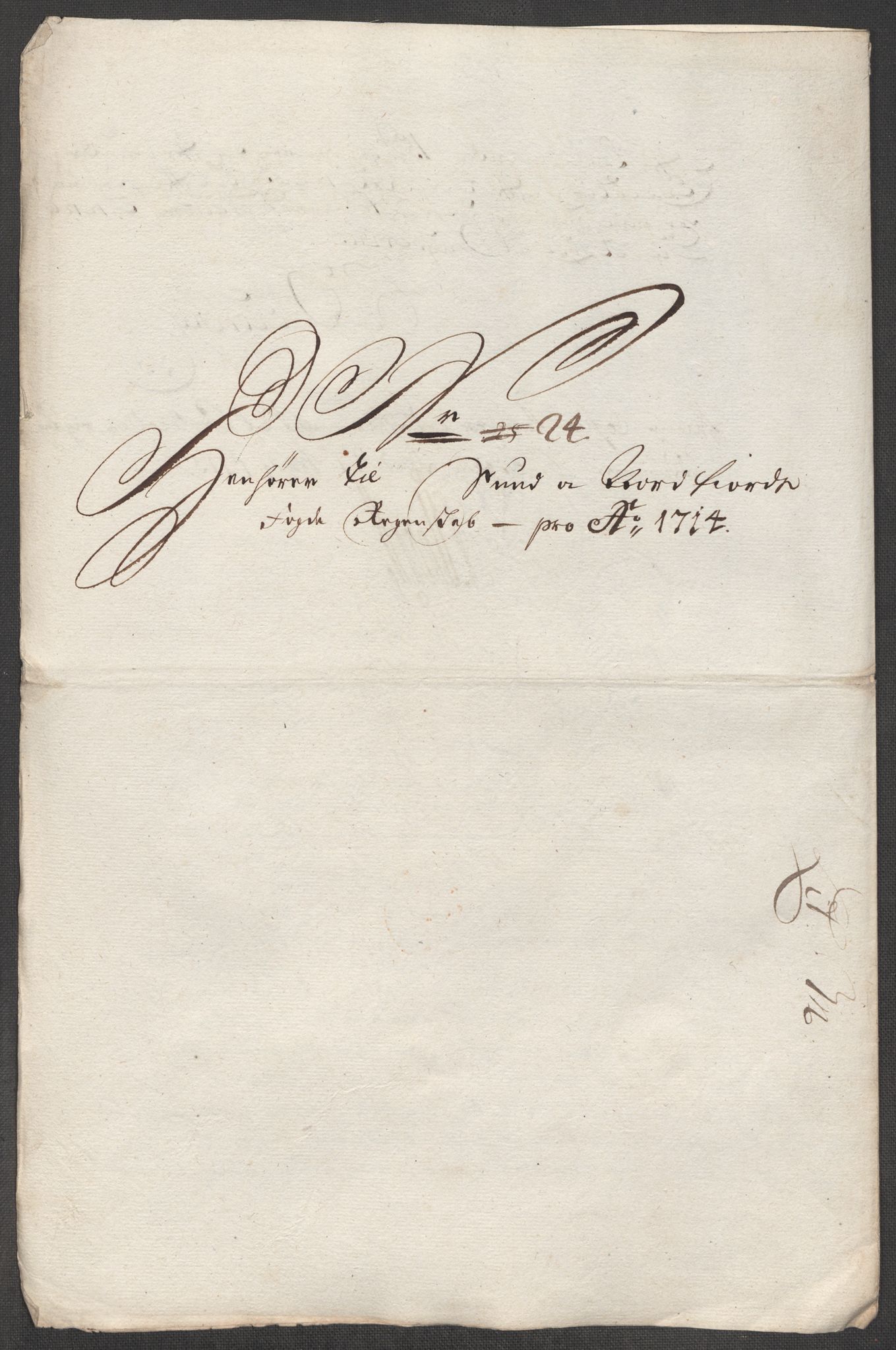 Rentekammeret inntil 1814, Reviderte regnskaper, Fogderegnskap, AV/RA-EA-4092/R53/L3438: Fogderegnskap Sunn- og Nordfjord, 1714, p. 310