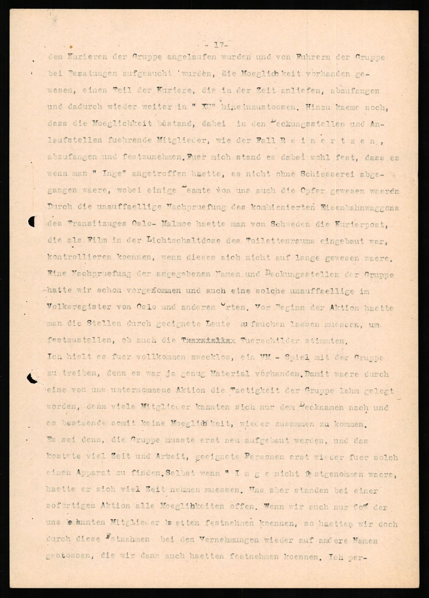 Forsvaret, Forsvarets overkommando II, AV/RA-RAFA-3915/D/Db/L0018: CI Questionaires. Tyske okkupasjonsstyrker i Norge. Tyskere., 1945-1946, p. 225