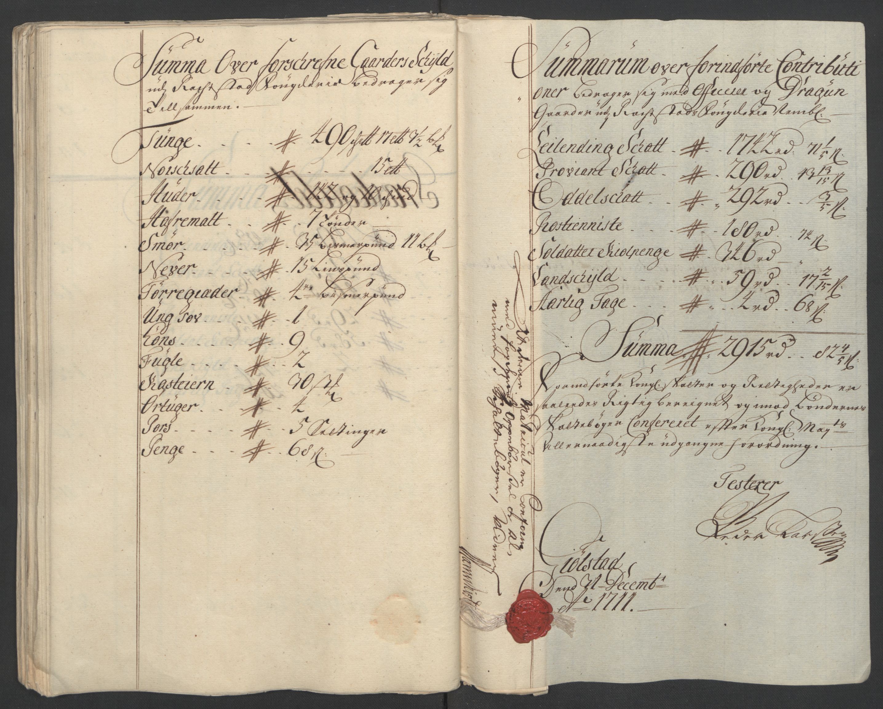 Rentekammeret inntil 1814, Reviderte regnskaper, Fogderegnskap, AV/RA-EA-4092/R07/L0303: Fogderegnskap Rakkestad, Heggen og Frøland, 1711, p. 124