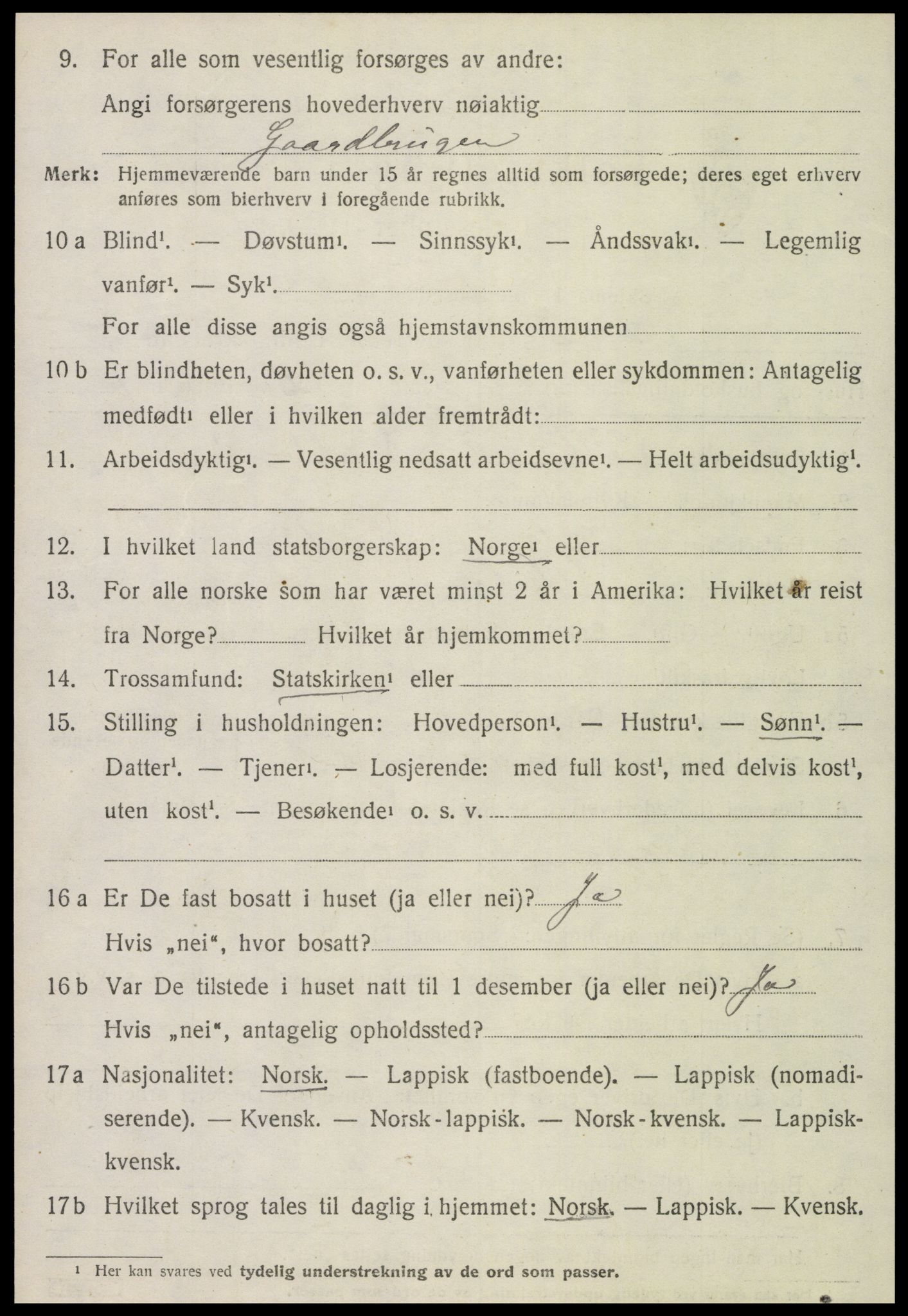 SAT, 1920 census for Skatval, 1920, p. 1756