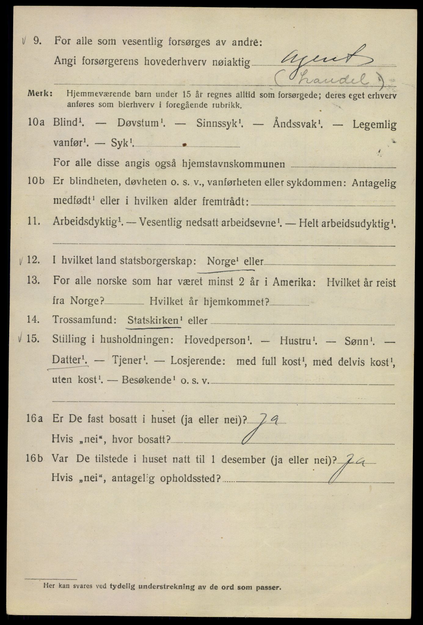 SAO, 1920 census for Kristiania, 1920, p. 182312