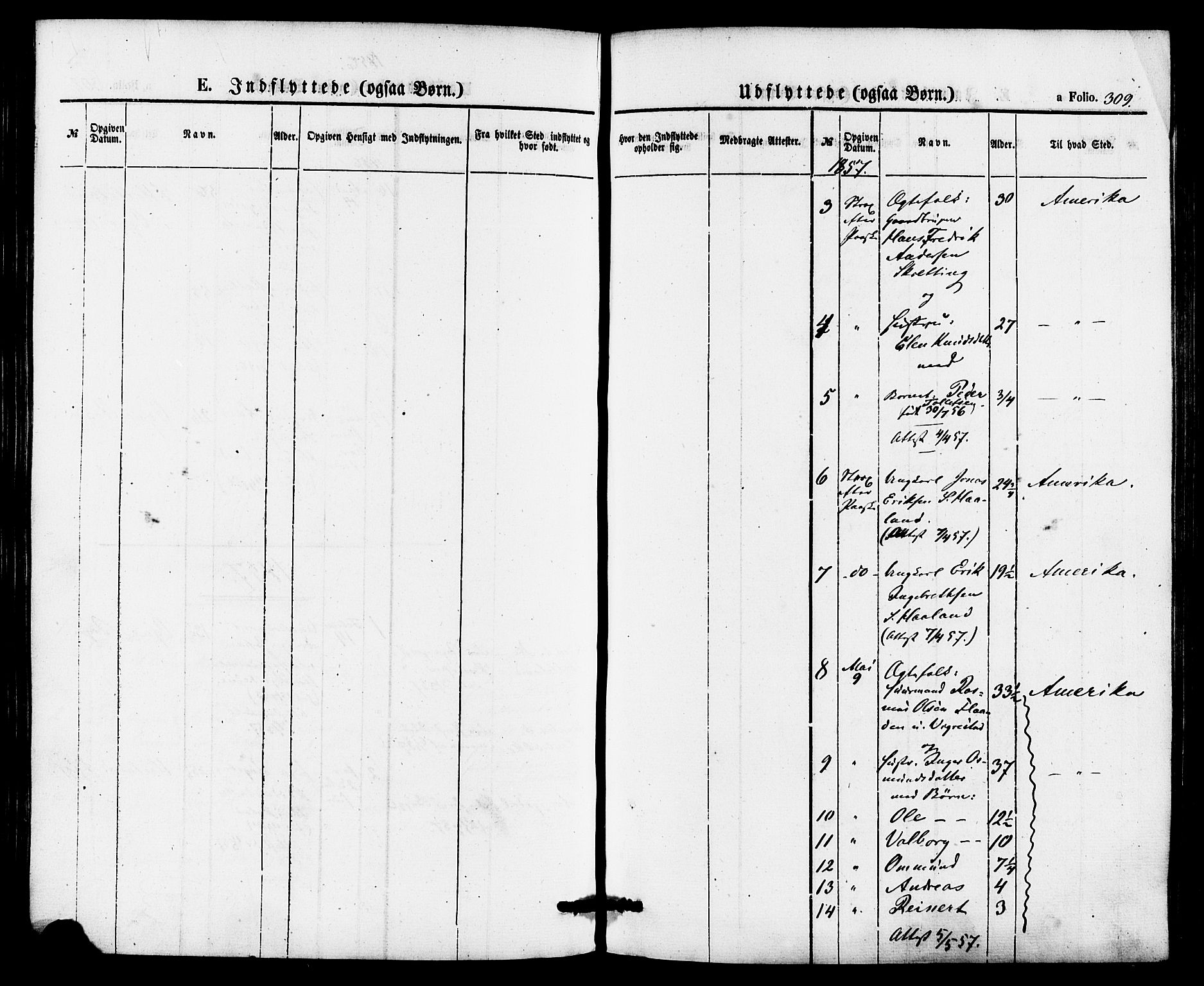 Hå sokneprestkontor, SAST/A-101801/001/30BA/L0009: Parish register (official) no. A 8, 1855-1878, p. 309