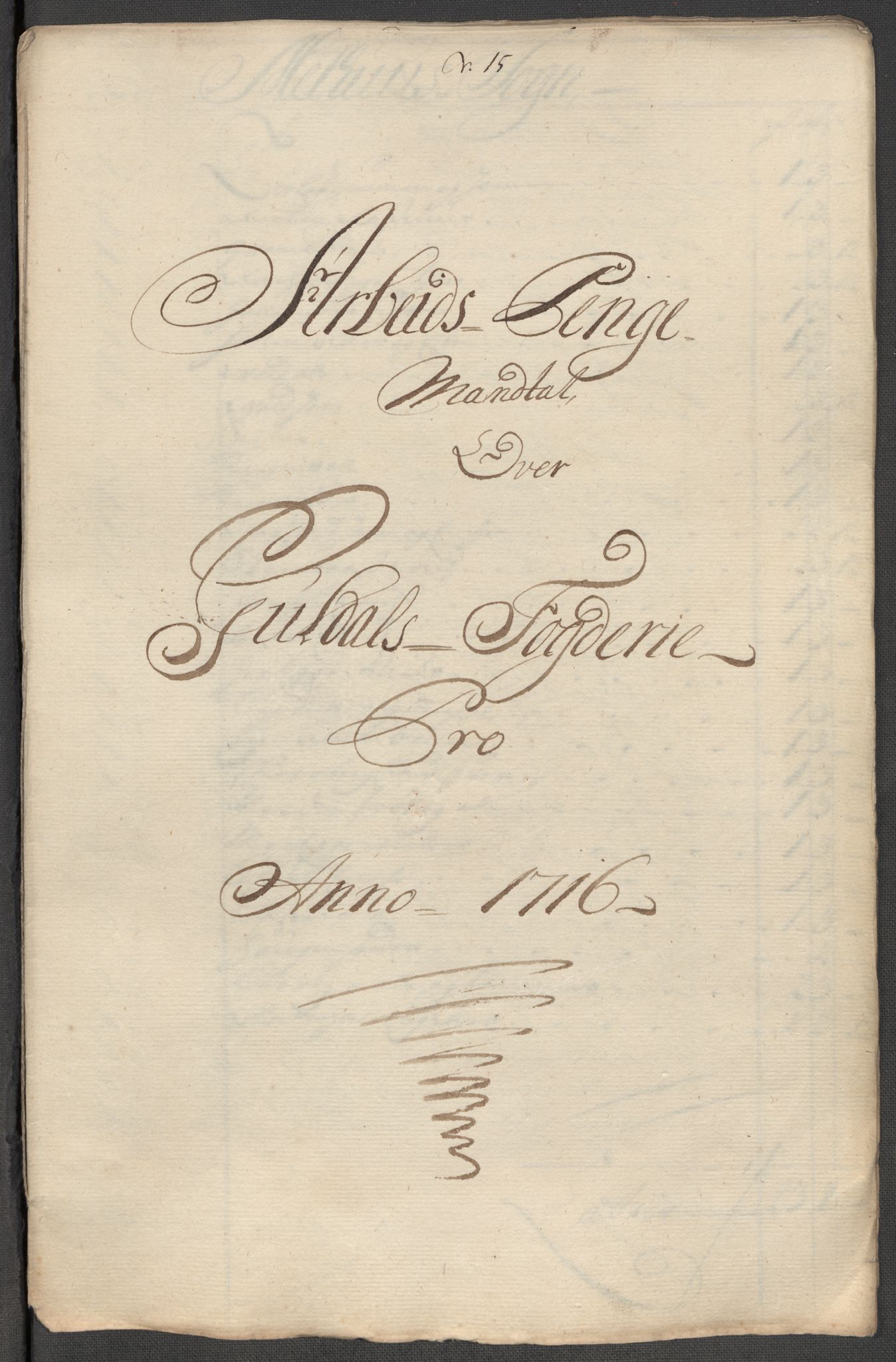 Rentekammeret inntil 1814, Reviderte regnskaper, Fogderegnskap, AV/RA-EA-4092/R60/L3968: Fogderegnskap Orkdal og Gauldal, 1716, p. 84