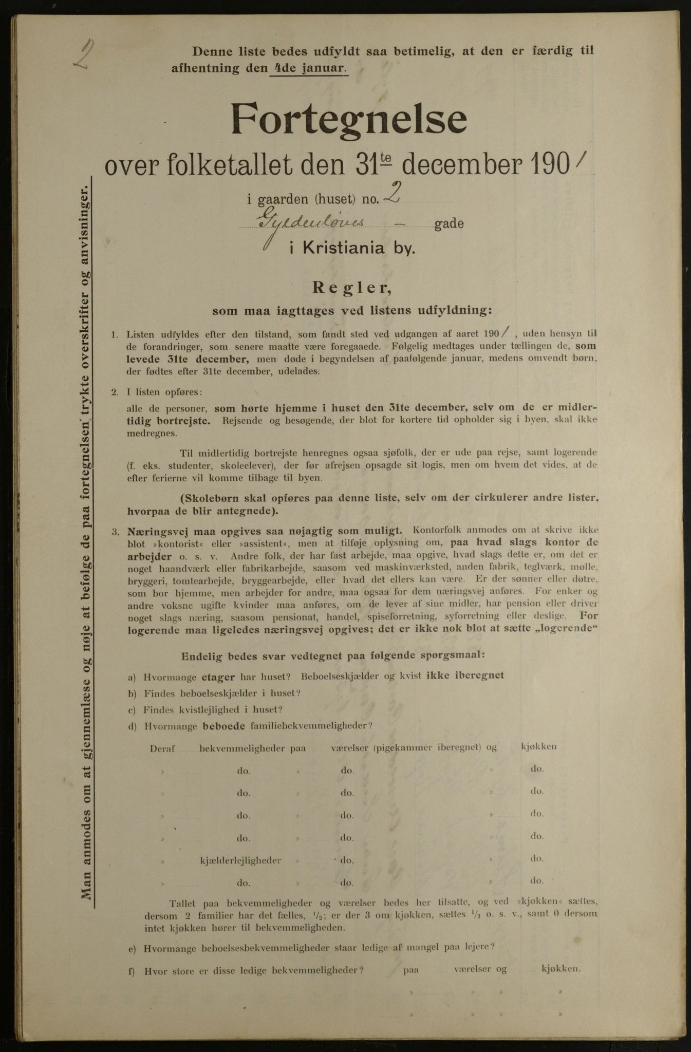 OBA, Municipal Census 1901 for Kristiania, 1901, p. 5279