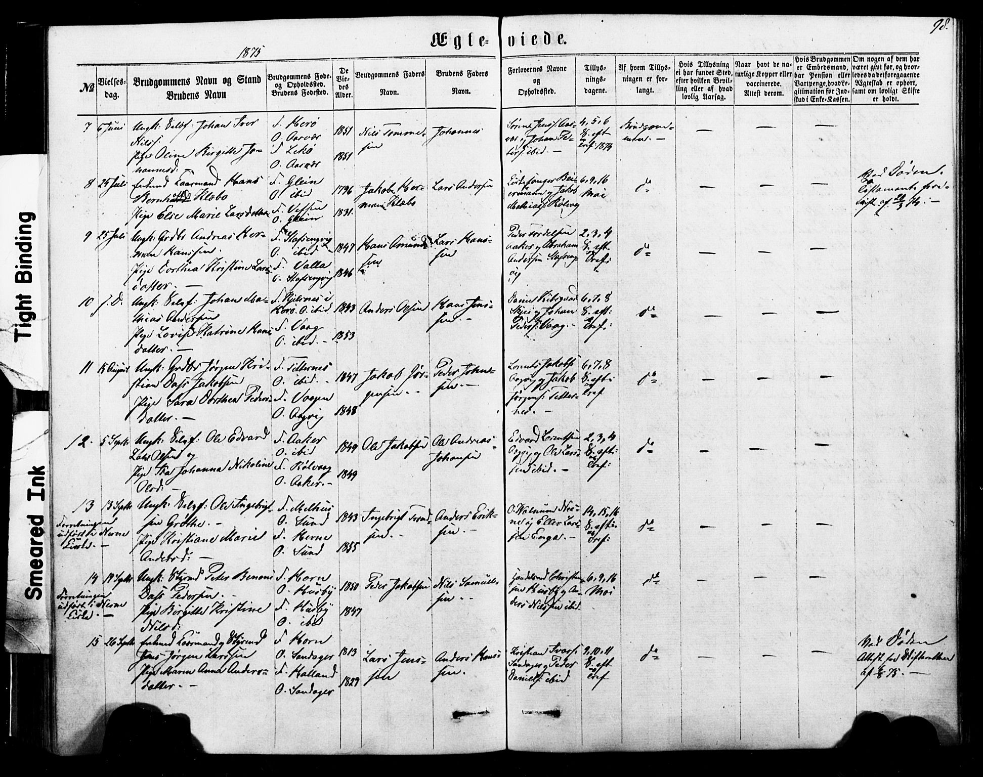 Ministerialprotokoller, klokkerbøker og fødselsregistre - Nordland, AV/SAT-A-1459/835/L0524: Parish register (official) no. 835A02, 1865-1880, p. 98