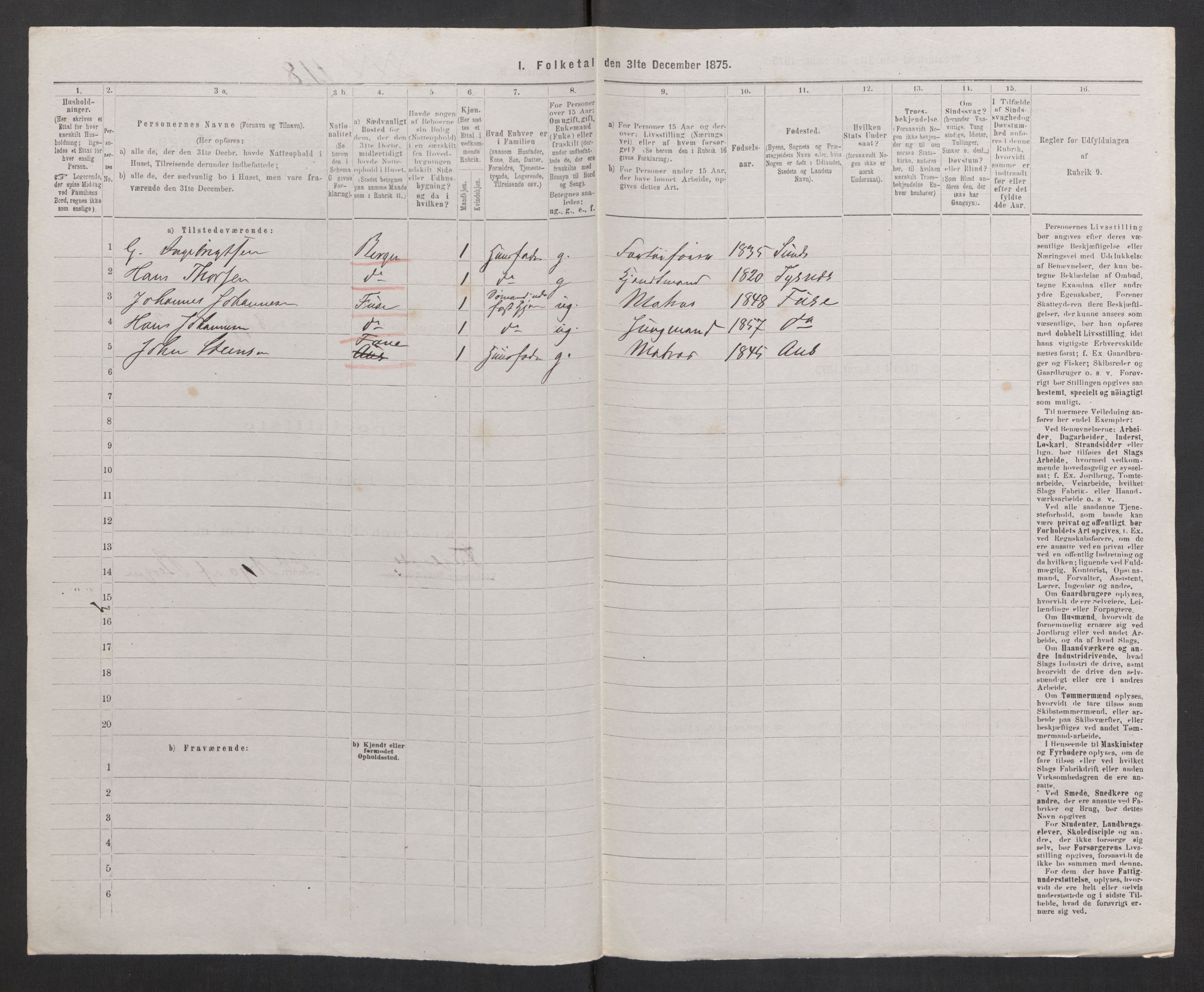 RA, 1875 census, lists of crew on ships: Ships in domestic ports, 1875, p. 1057