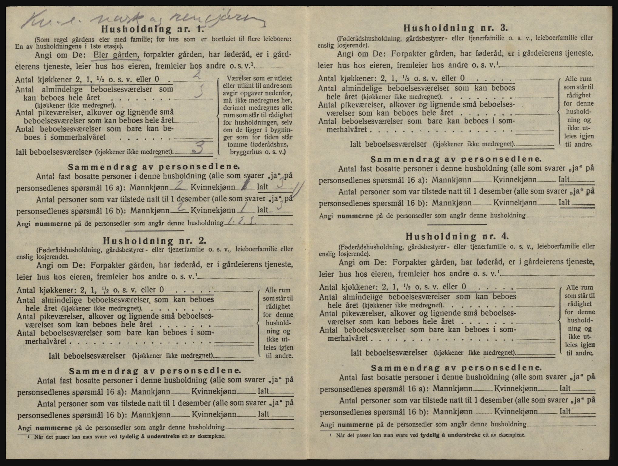 SAO, 1920 census for Glemmen, 1920, p. 2146