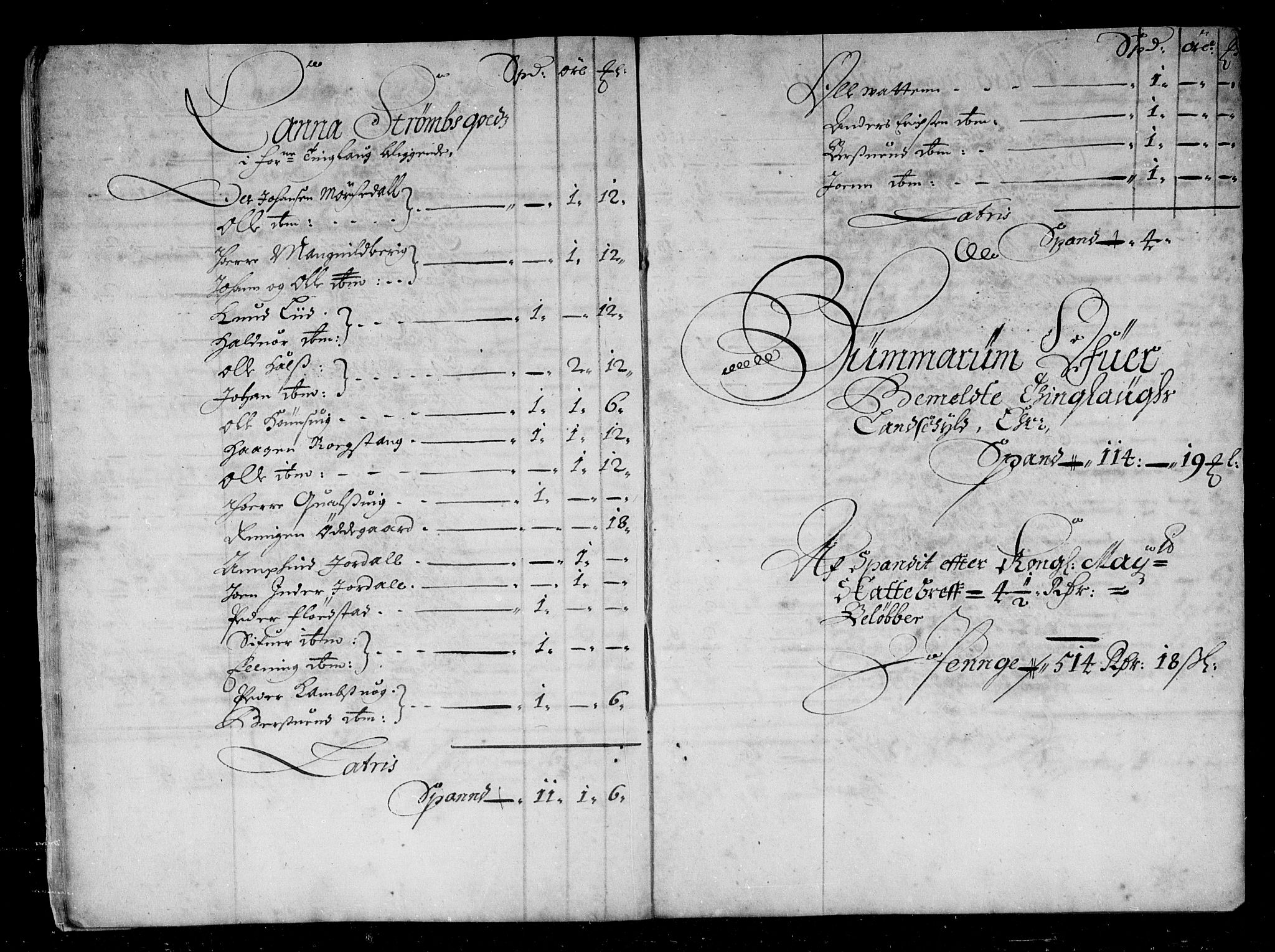 Rentekammeret inntil 1814, Reviderte regnskaper, Stiftamtstueregnskaper, Trondheim stiftamt og Nordland amt, AV/RA-EA-6044/R/Rd/L0041: Trondheim stiftamt, 1675