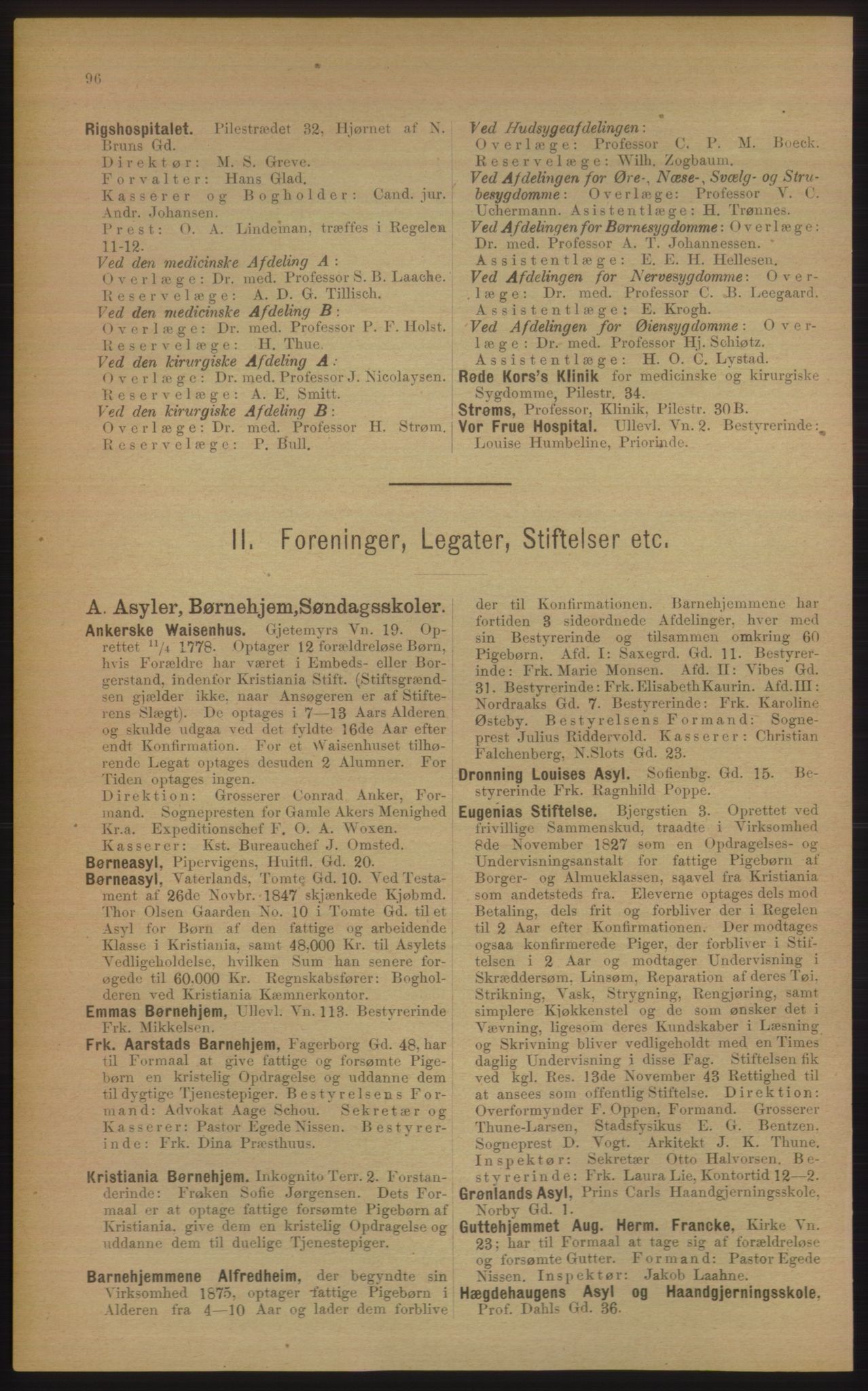 Kristiania/Oslo adressebok, PUBL/-, 1906, p. 96