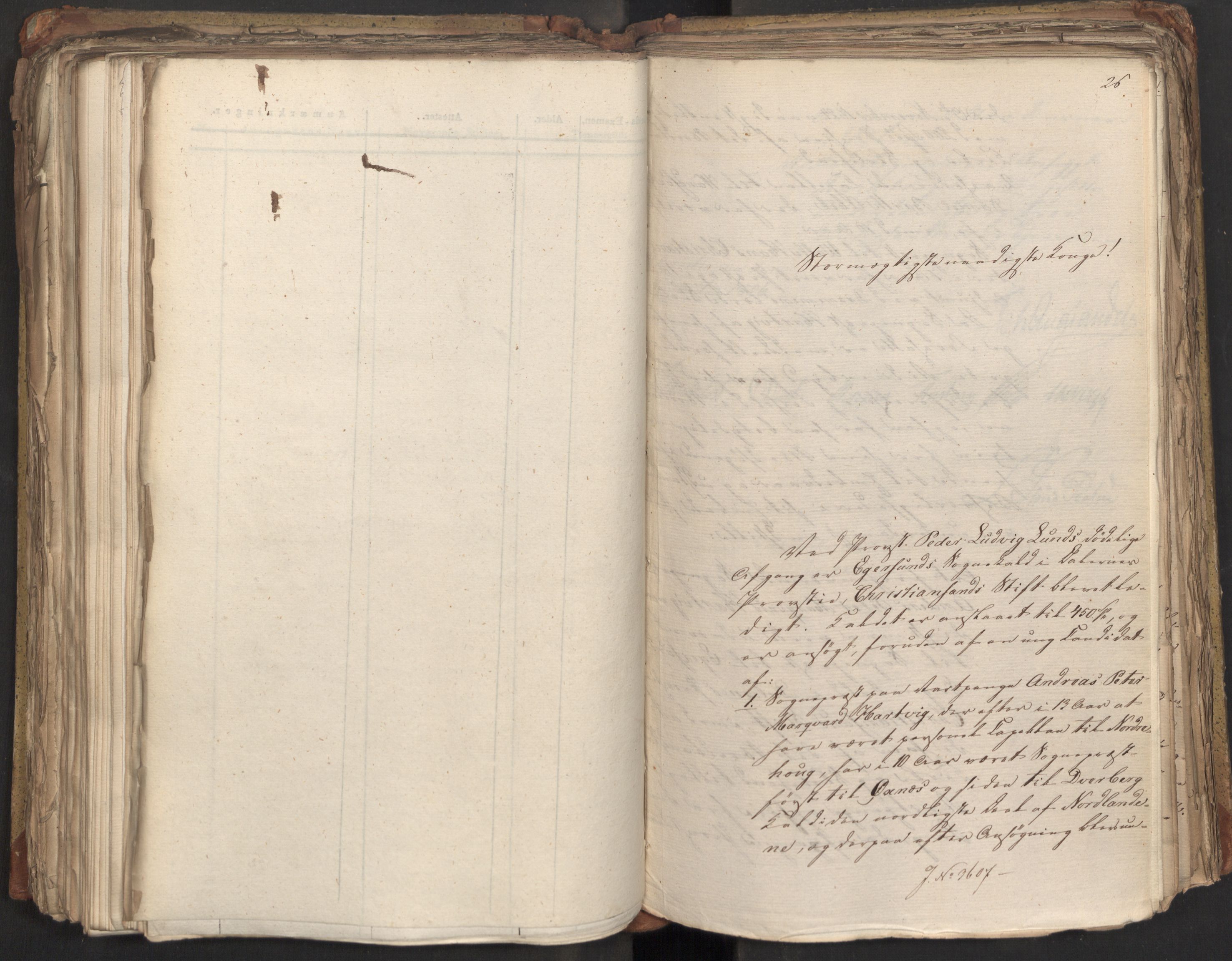 Statsrådsavdelingen i Stockholm, AV/RA-S-1003/D/Da/L0047: Regjeringsinnstillinger nr. 3501-3659, 1826, p. 303