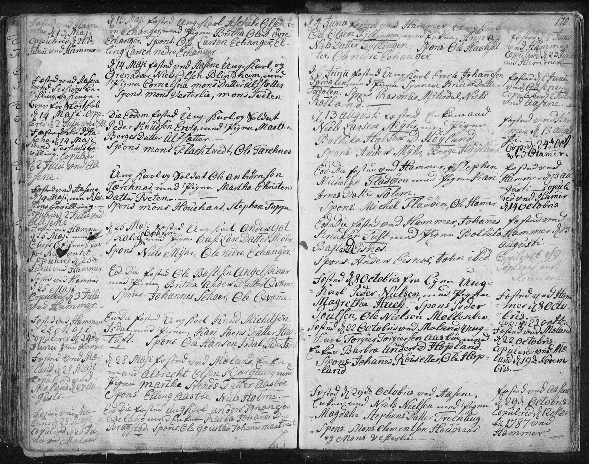 Hamre sokneprestembete, AV/SAB-A-75501/H/Ha/Haa/Haaa/L0008: Parish register (official) no. A 8, 1778-1804, p. 170