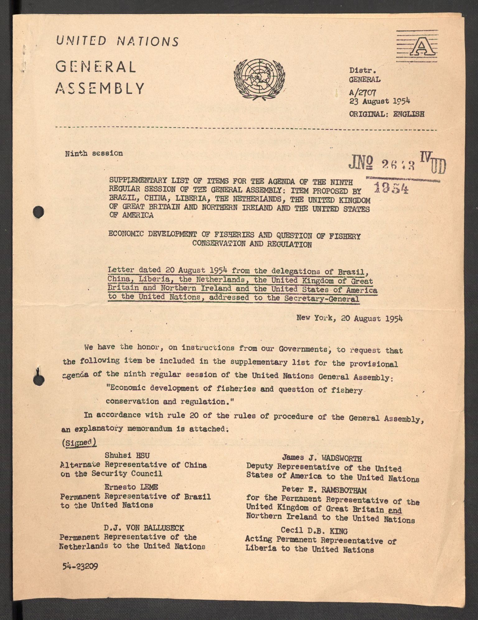 Utenriksdepartementet, RA/S-2259, 1954-1958, p. 532