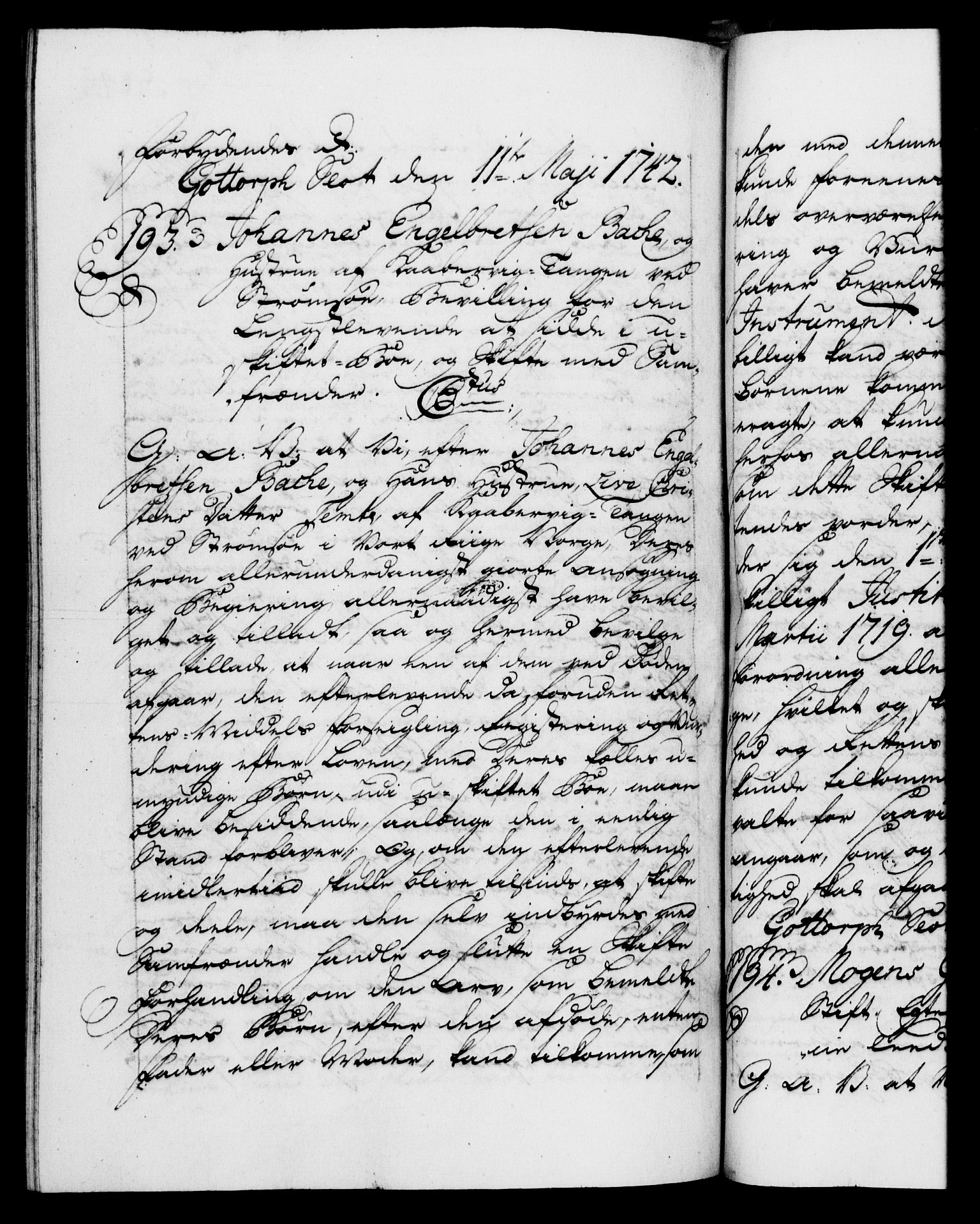 Danske Kanselli 1572-1799, AV/RA-EA-3023/F/Fc/Fca/Fcaa/L0032: Norske registre, 1741-1742, p. 514b