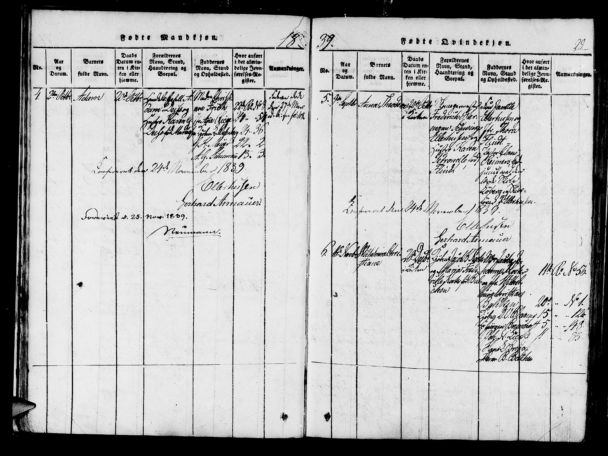 Mariakirken Sokneprestembete, AV/SAB-A-76901/H/Haa/L0005: Parish register (official) no. A 5, 1815-1845, p. 28