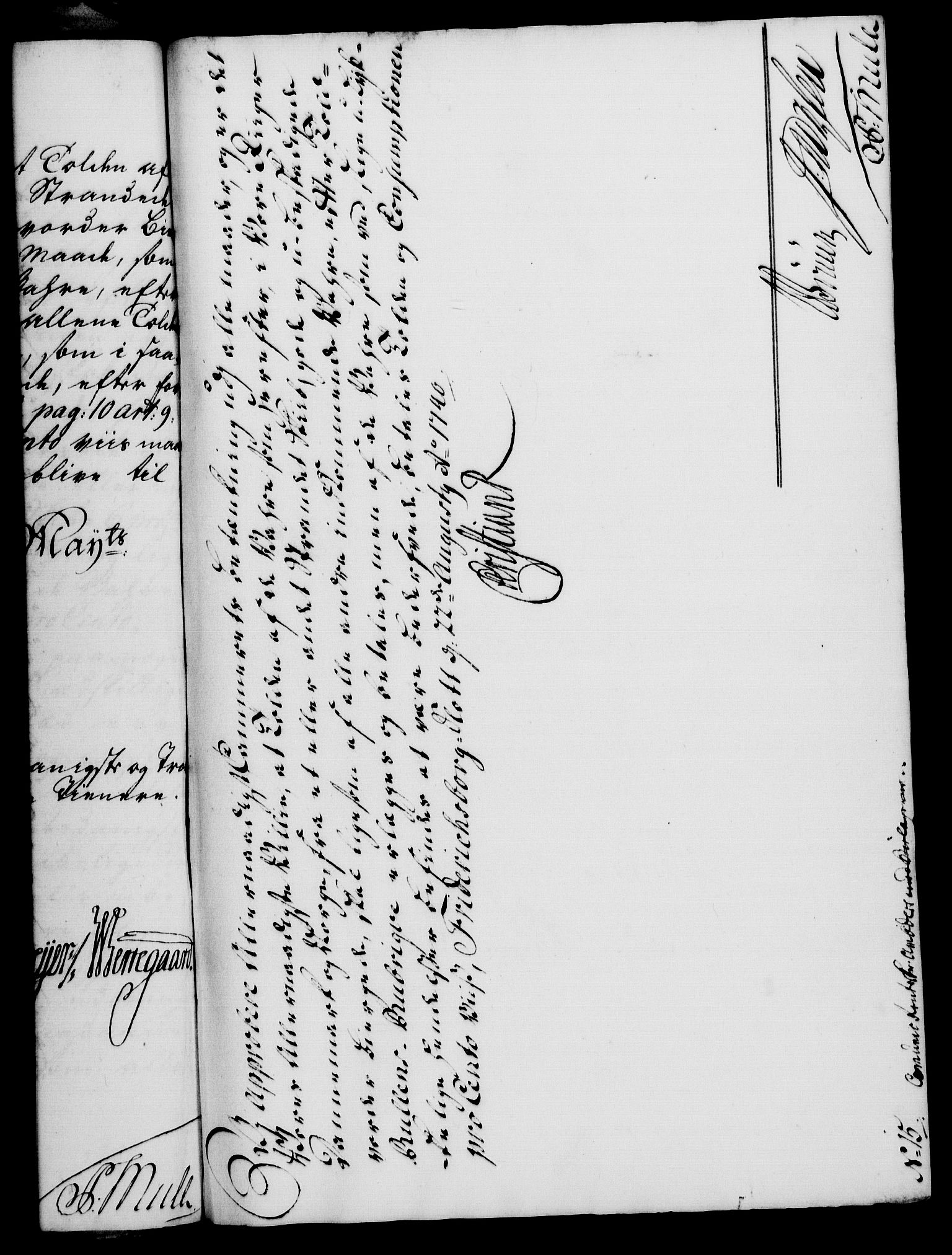 Rentekammeret, Kammerkanselliet, RA/EA-3111/G/Gf/Gfa/L0023: Norsk relasjons- og resolusjonsprotokoll (merket RK 52.23), 1740, p. 494