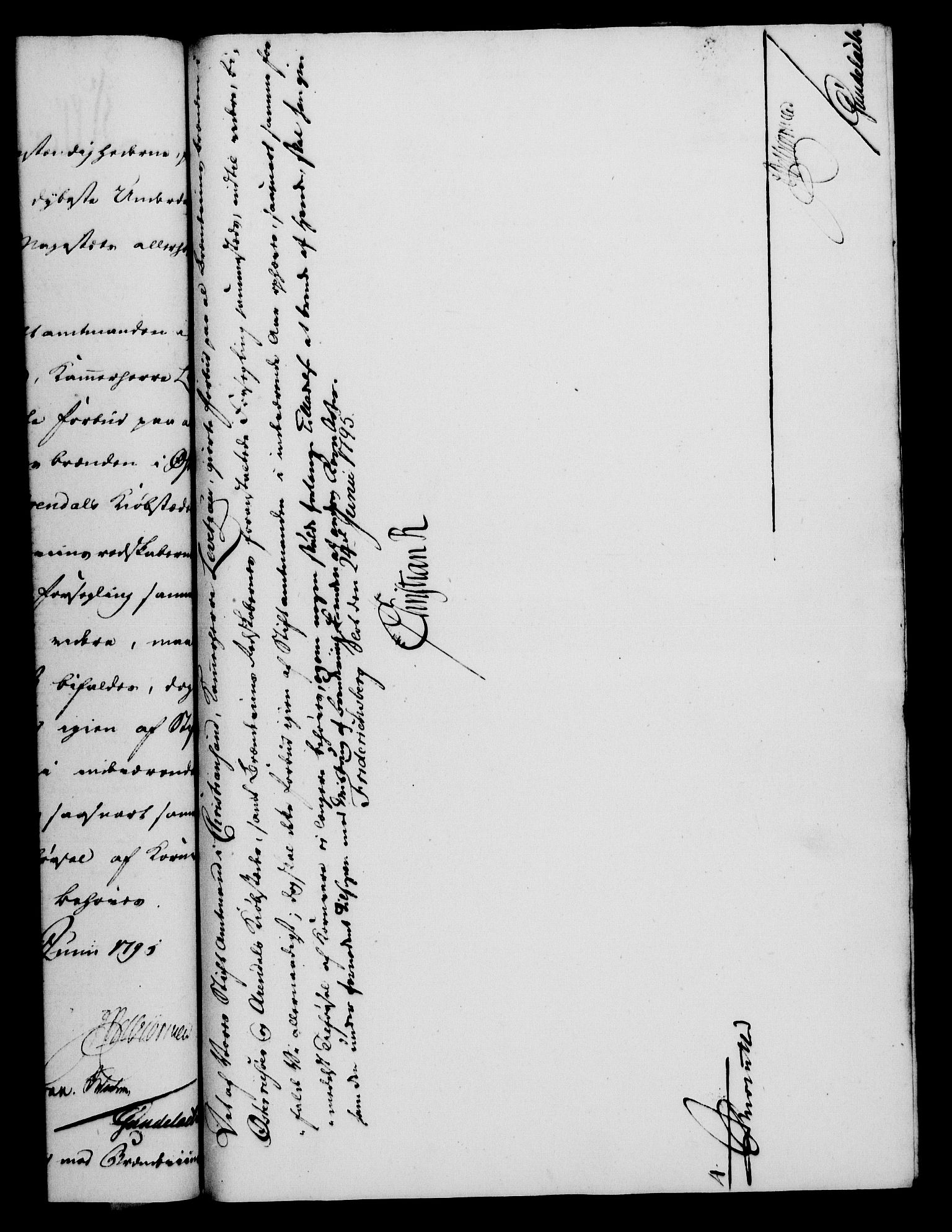 Rentekammeret, Kammerkanselliet, RA/EA-3111/G/Gf/Gfa/L0077: Norsk relasjons- og resolusjonsprotokoll (merket RK 52.77), 1795, p. 301