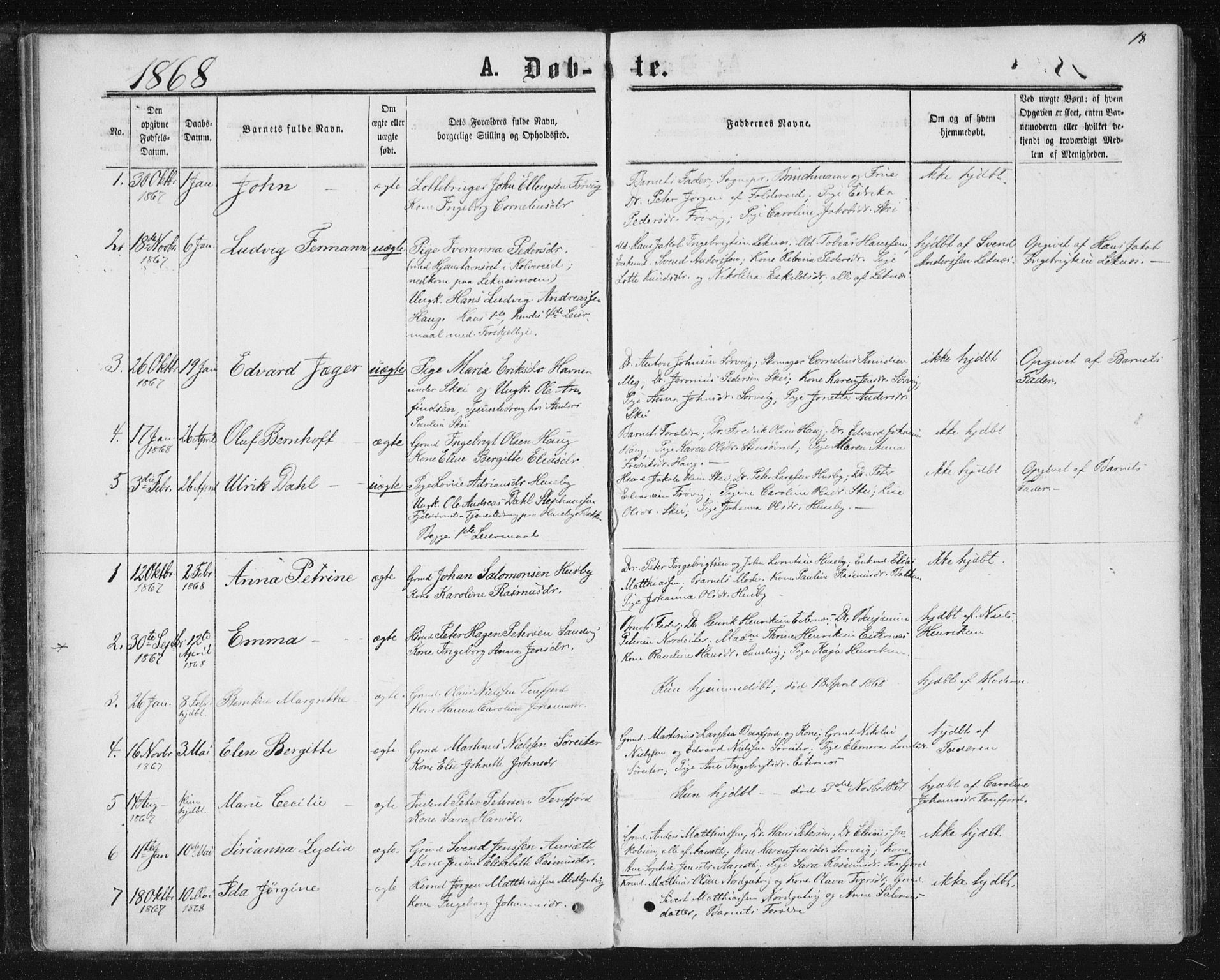 Ministerialprotokoller, klokkerbøker og fødselsregistre - Nord-Trøndelag, AV/SAT-A-1458/788/L0696: Parish register (official) no. 788A03, 1863-1877, p. 18