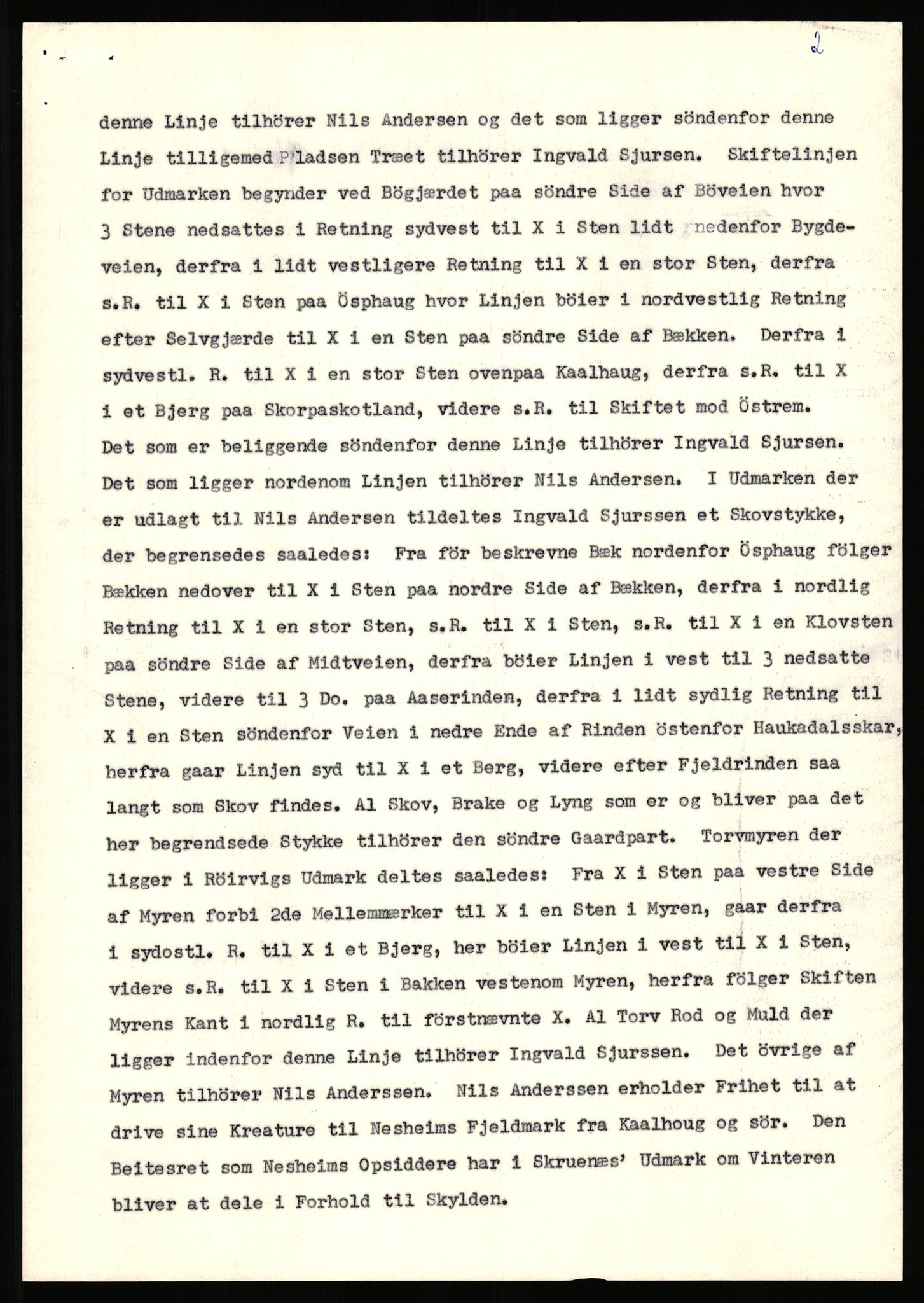 Statsarkivet i Stavanger, SAST/A-101971/03/Y/Yj/L0076: Avskrifter sortert etter gårdsnavn: Skjold kirke - Skåre, 1750-1930, p. 333