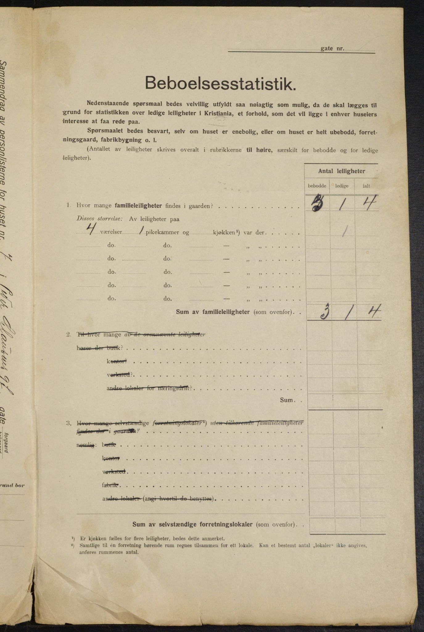 OBA, Municipal Census 1915 for Kristiania, 1915, p. 78235