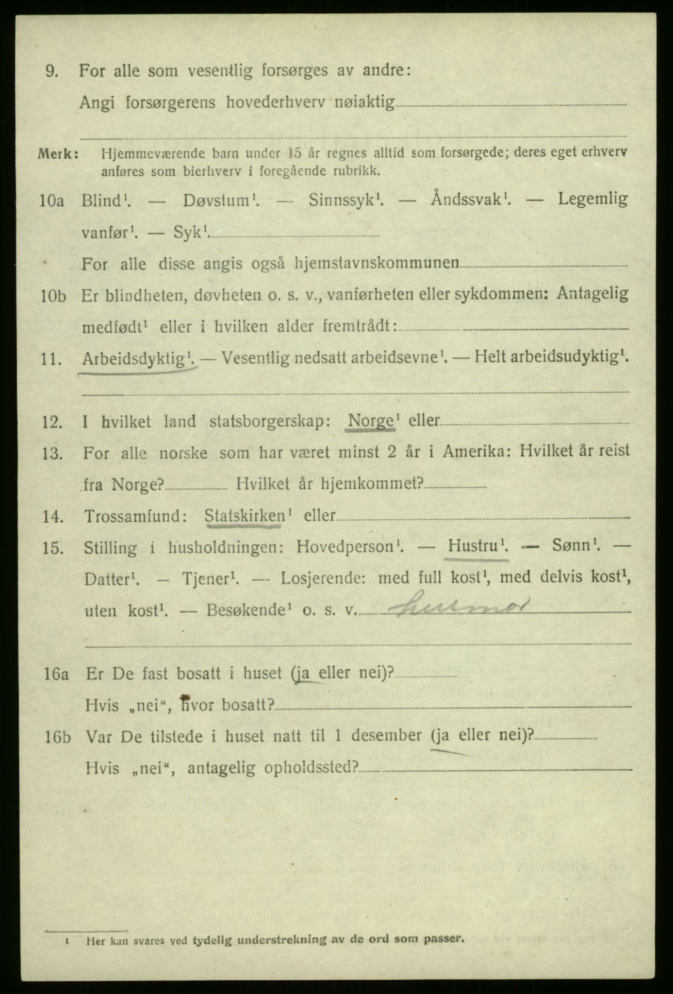 SAB, 1920 census for Gaular, 1920, p. 1553