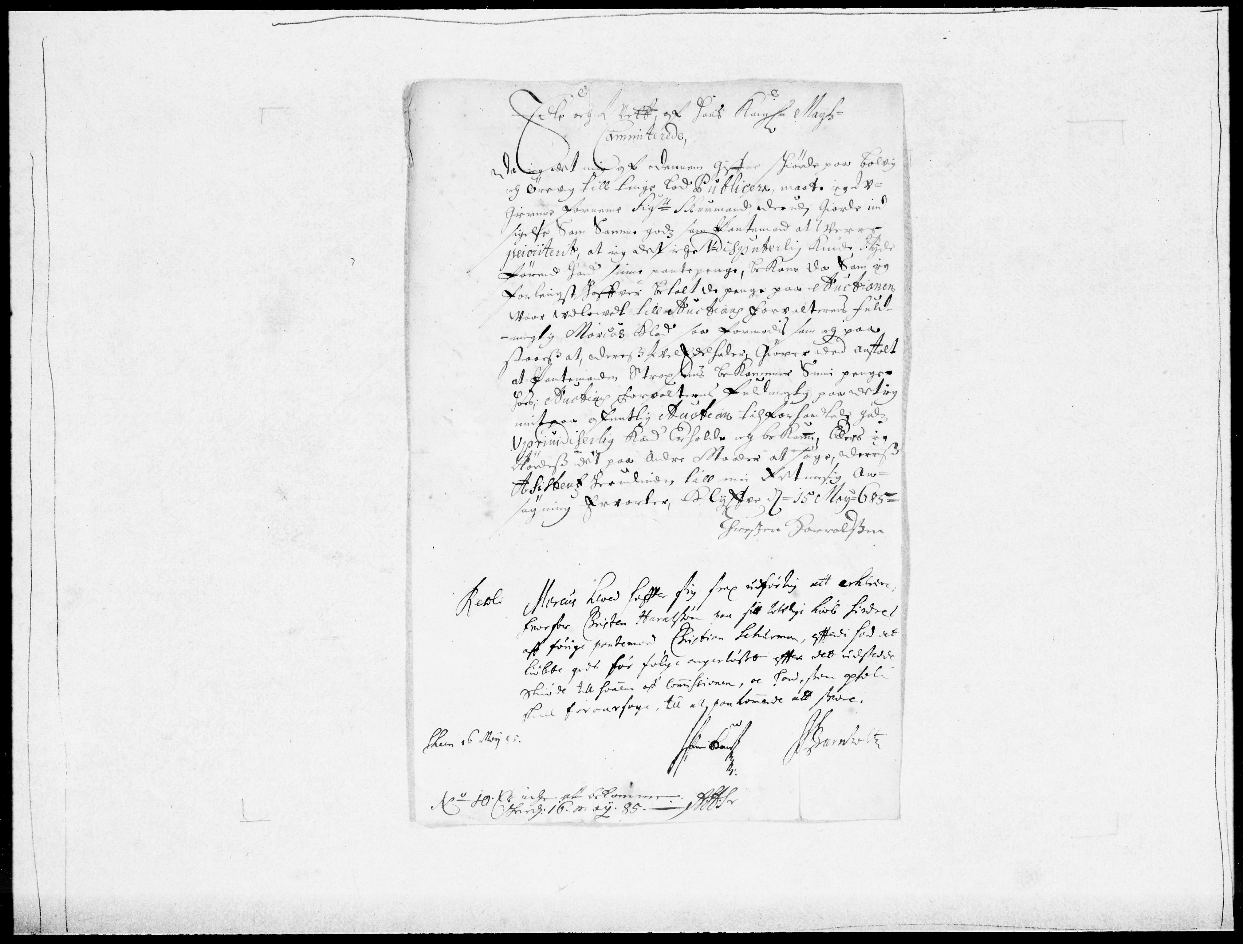 Danske Kanselli 1572-1799, AV/RA-EA-3023/F/Fc/Fcc/Fcca/L0041: Norske innlegg 1572-1799, 1687-1688, p. 58