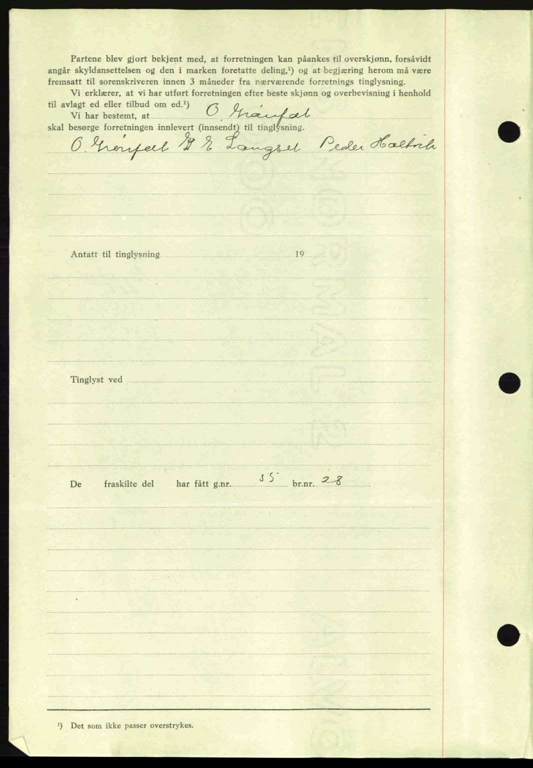 Romsdal sorenskriveri, AV/SAT-A-4149/1/2/2C: Mortgage book no. A6, 1938-1939, Diary no: : 1010/1939