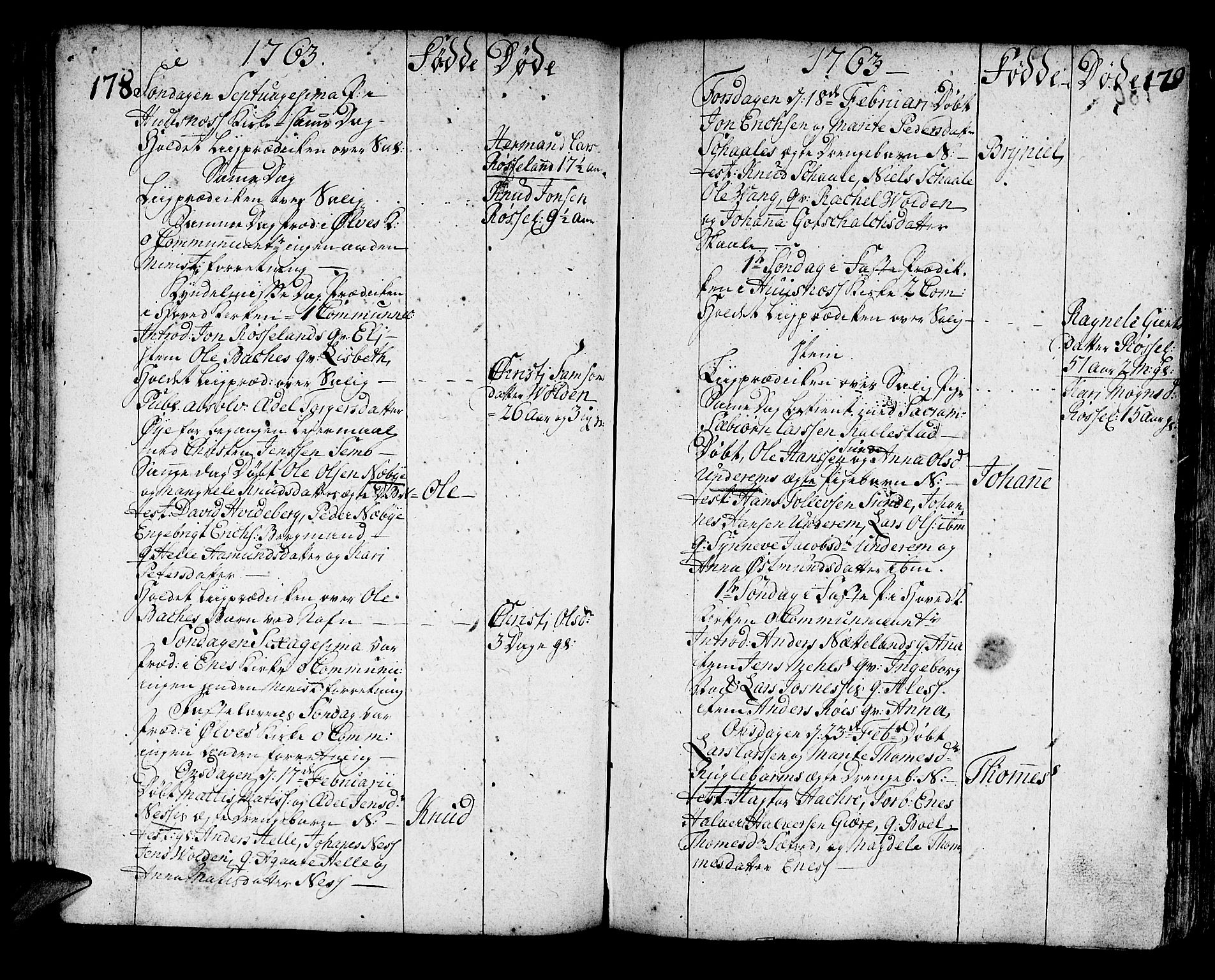 Kvinnherad sokneprestembete, AV/SAB-A-76401/H/Haa: Parish register (official) no. A 3, 1754-1777, p. 178-179