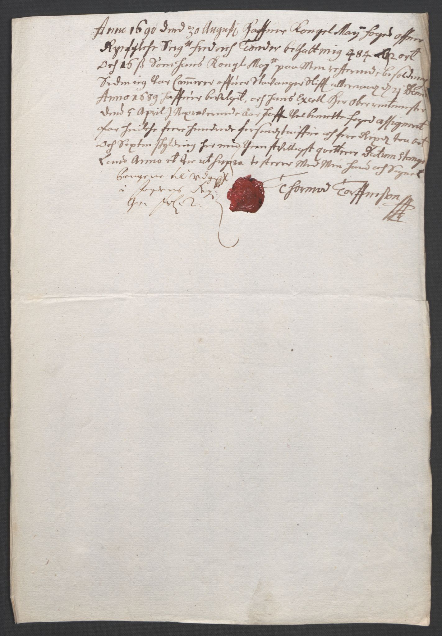 Rentekammeret inntil 1814, Reviderte regnskaper, Fogderegnskap, AV/RA-EA-4092/R47/L2856: Fogderegnskap Ryfylke, 1689-1693, p. 239