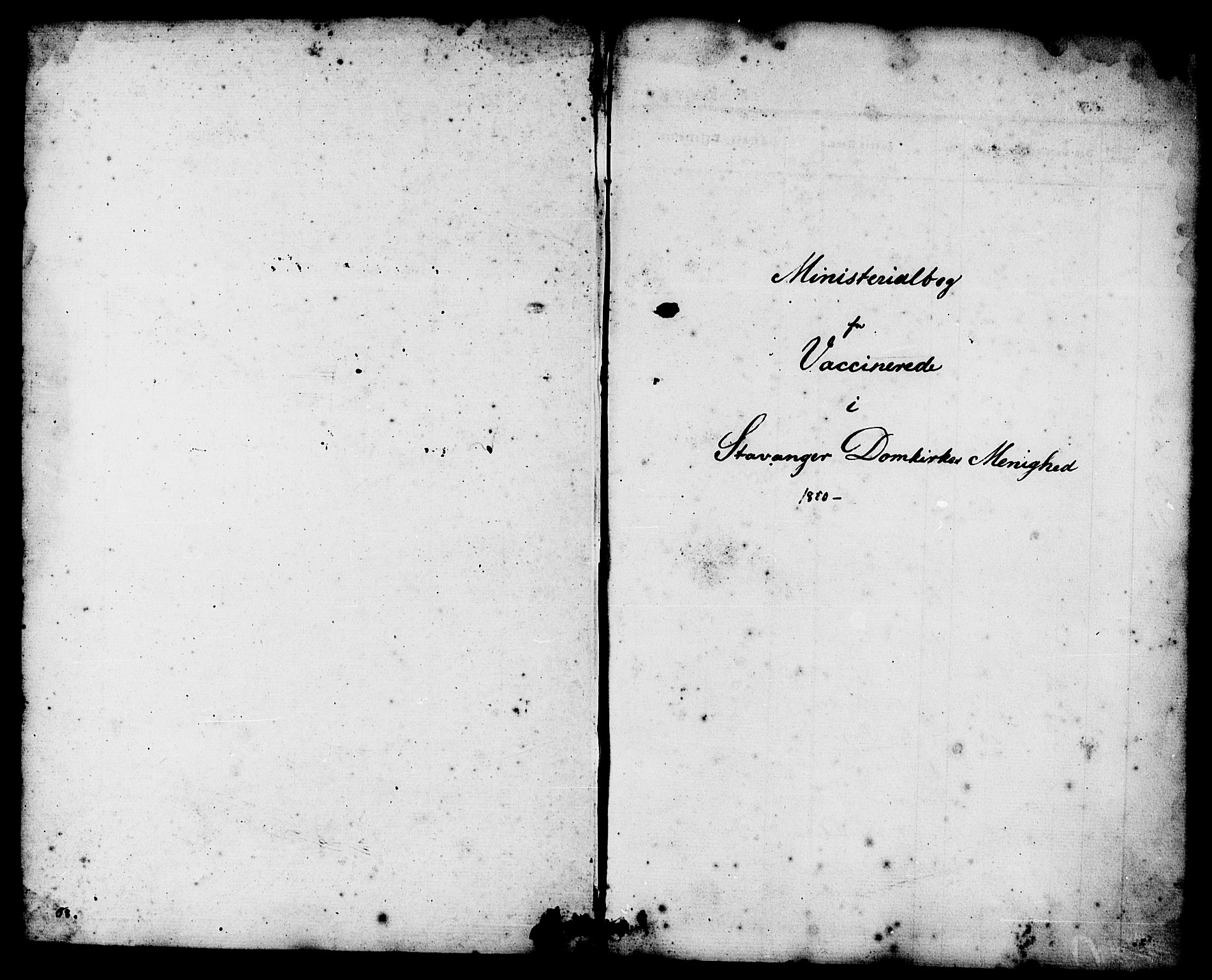 Domkirken sokneprestkontor, AV/SAST-A-101812/001/30/30BE/L0002: Vaccination register no. 2, 1860-1868