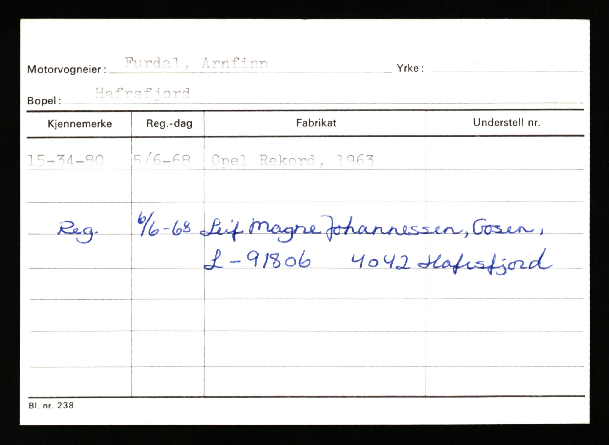 Stavanger trafikkstasjon, AV/SAST-A-101942/0/G/L0010: Registreringsnummer: 130000 - 239953, 1930-1971, p. 795