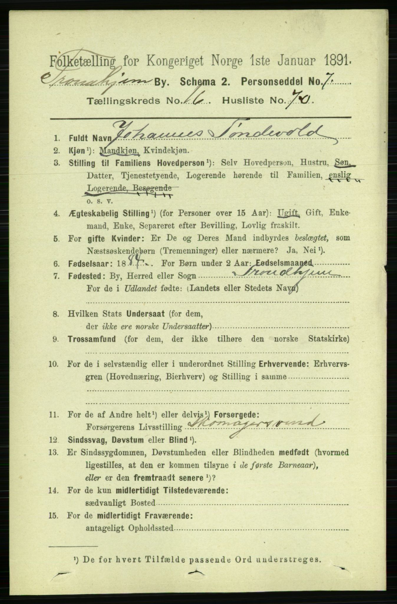 RA, 1891 census for 1601 Trondheim, 1891, p. 13202