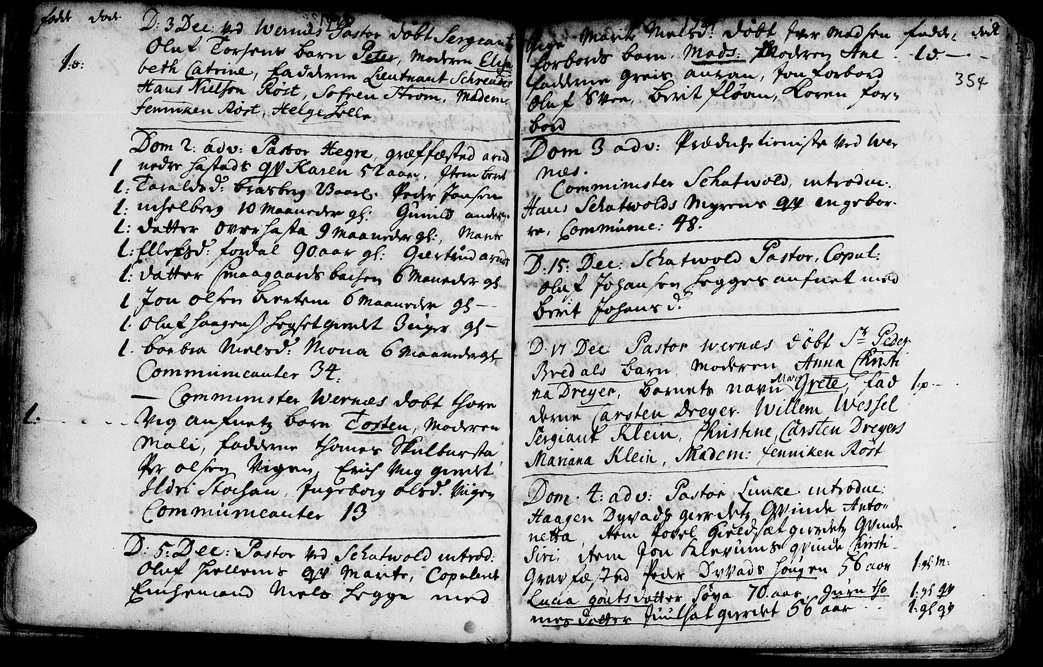 Ministerialprotokoller, klokkerbøker og fødselsregistre - Nord-Trøndelag, SAT/A-1458/709/L0054: Parish register (official) no. 709A02, 1714-1738, p. 353-354