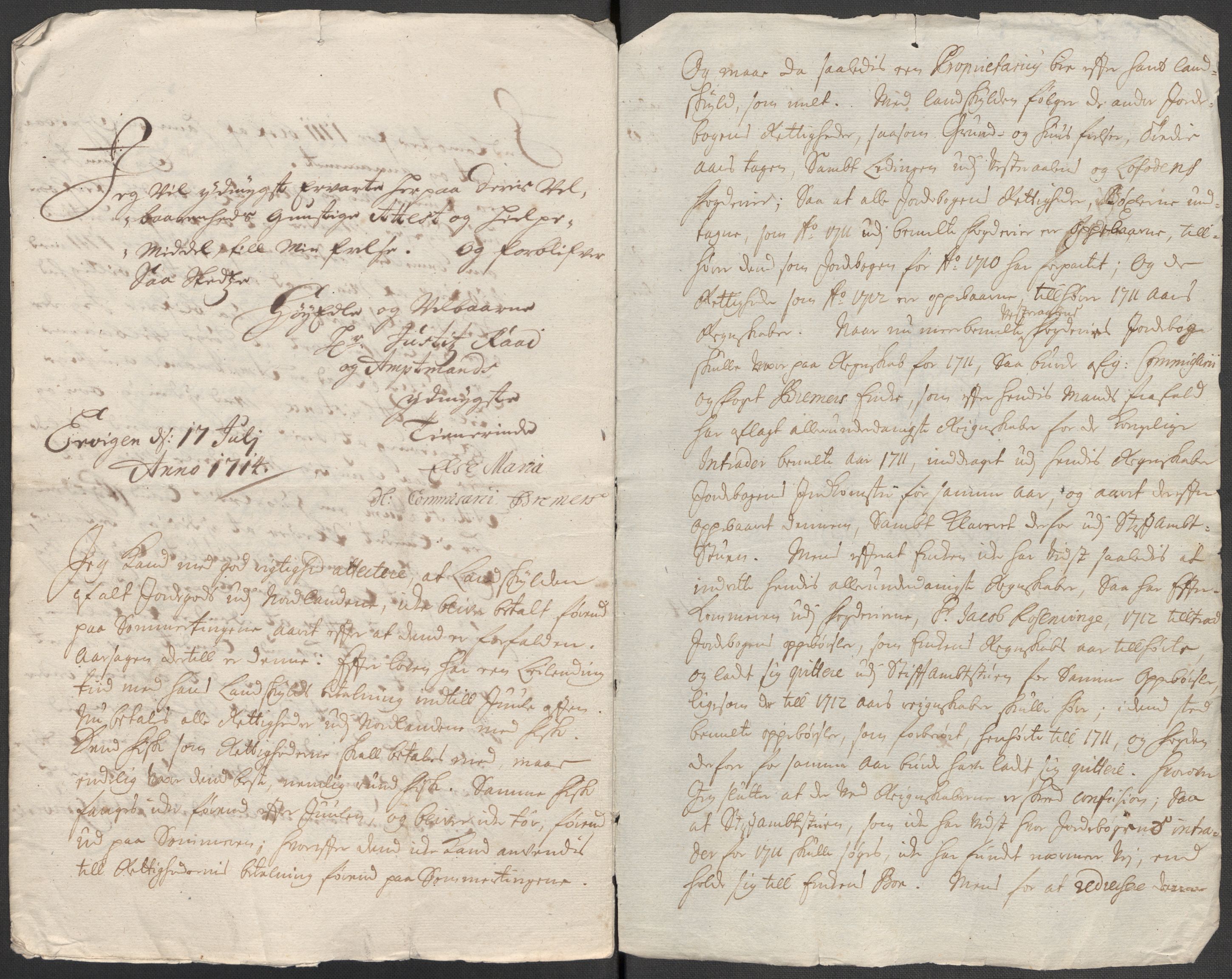 Rentekammeret inntil 1814, Reviderte regnskaper, Fogderegnskap, AV/RA-EA-4092/R68/L4760: Fogderegnskap Senja og Troms, 1714, p. 341