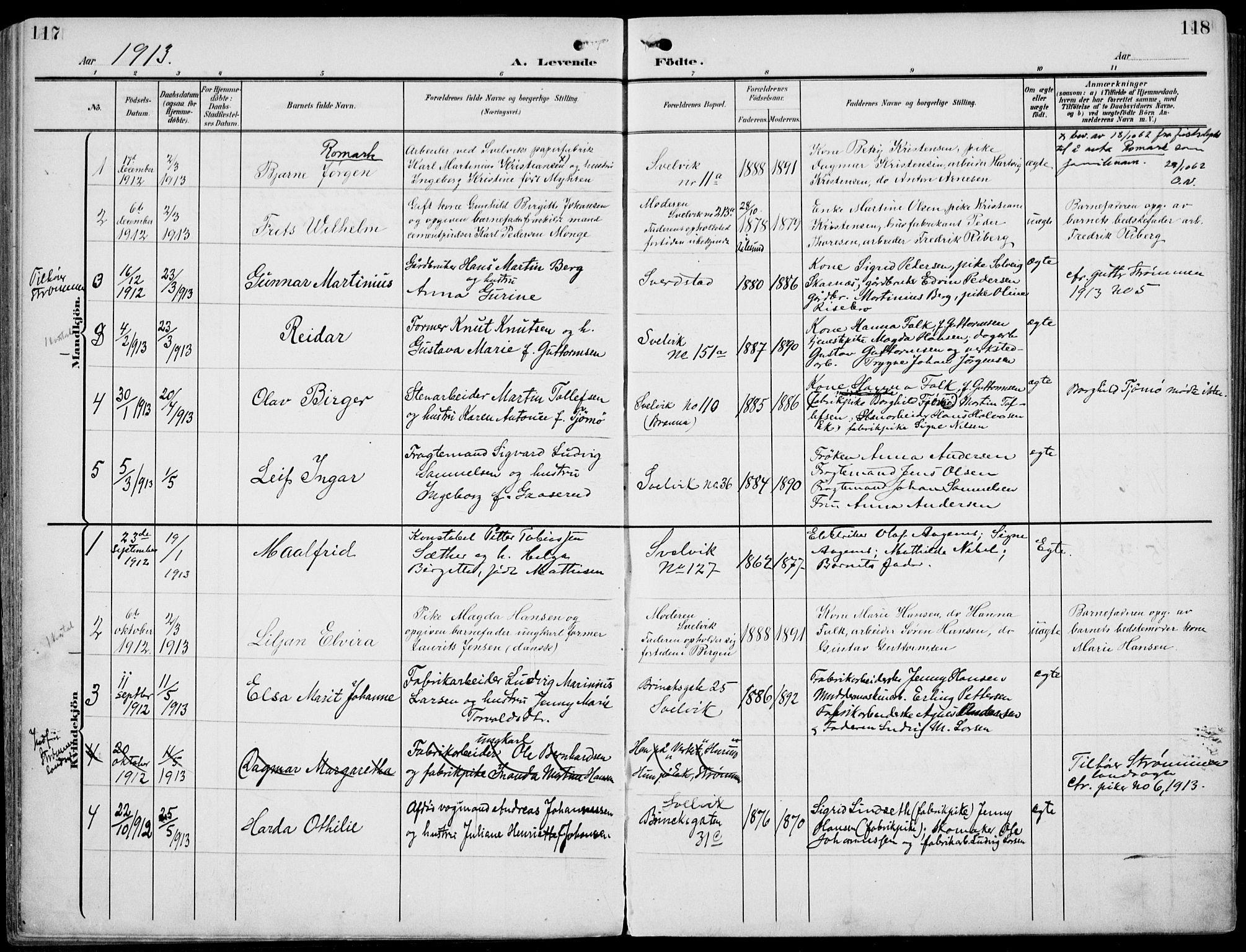 Strømm kirkebøker, AV/SAKO-A-322/F/Fb/L0002: Parish register (official) no. II 2, 1900-1919, p. 117-118